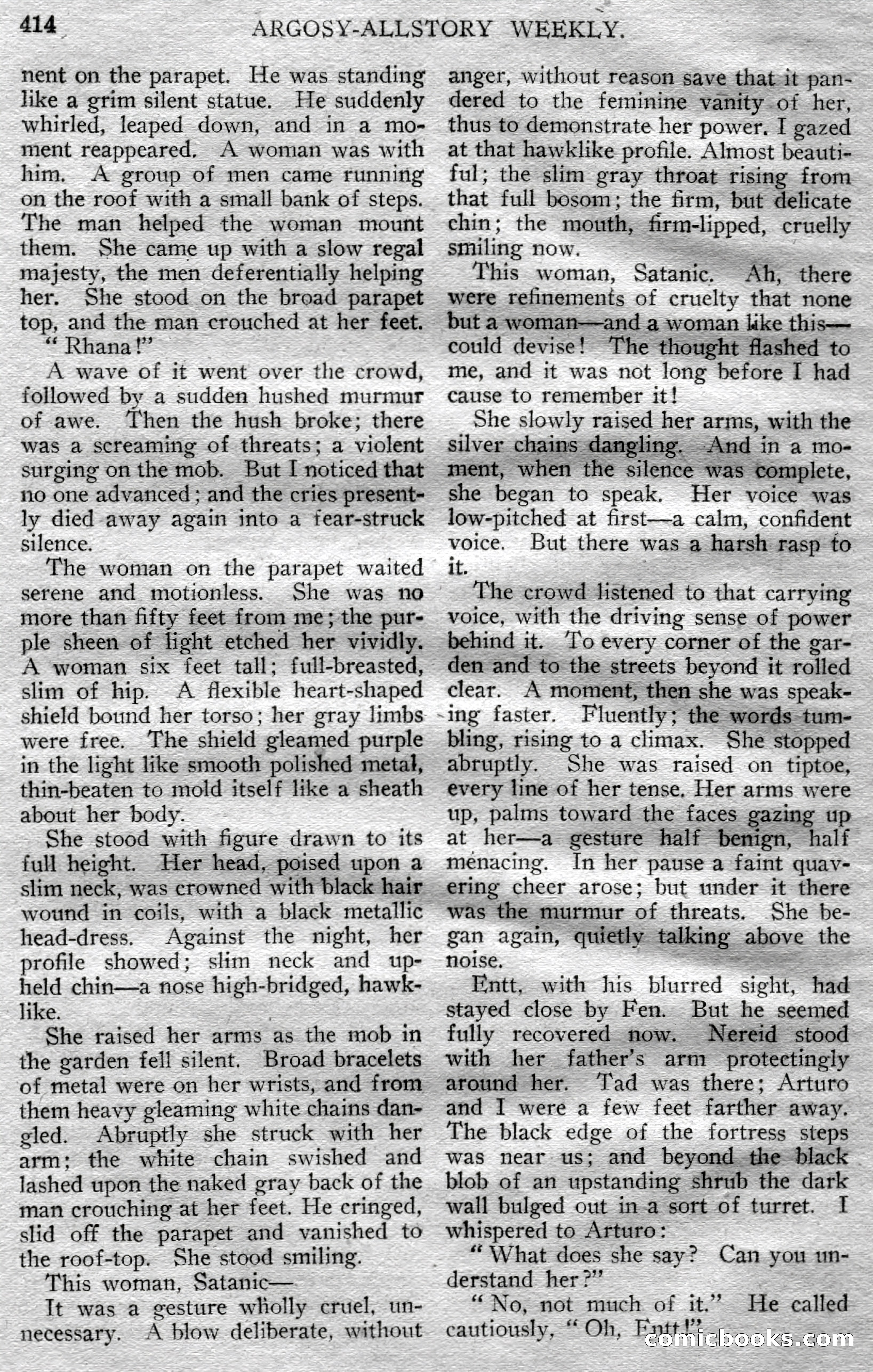 Argosy All-Story Weekly, March 23, 1929 — page 128 of 148