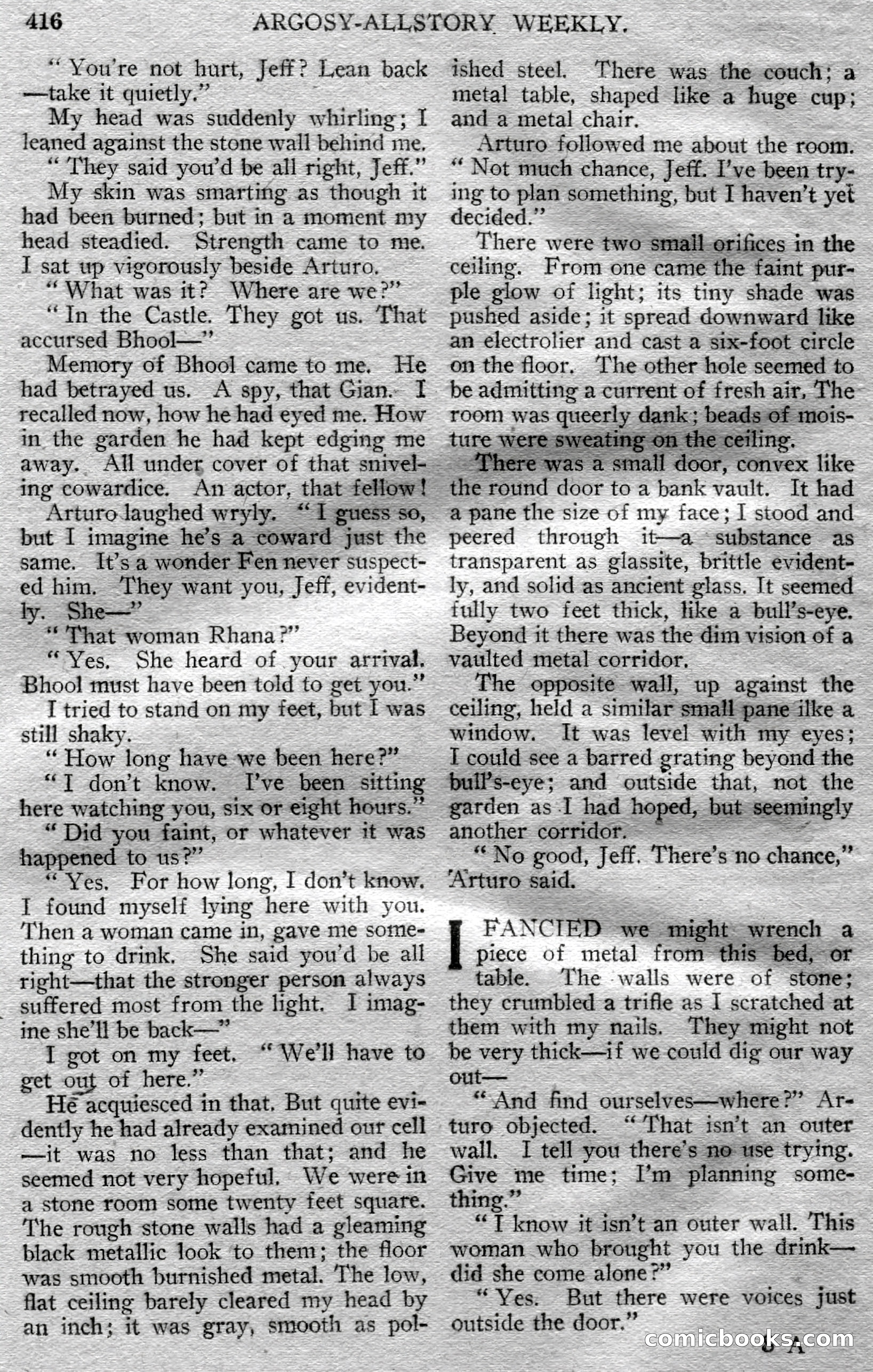 Argosy All-Story Weekly, March 23, 1929 — page 130 of 148