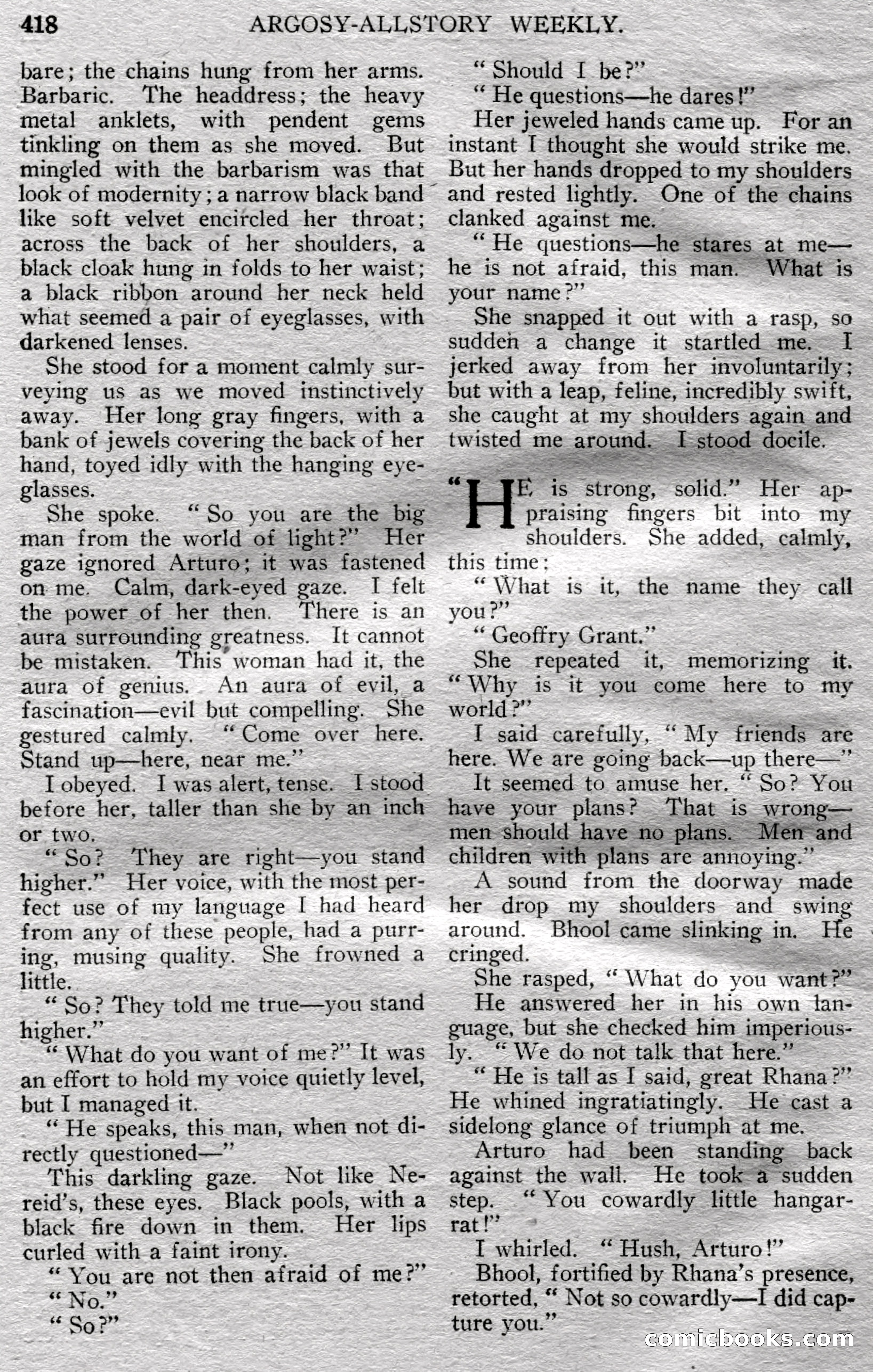 Argosy All-Story Weekly, March 23, 1929 — page 132 of 148