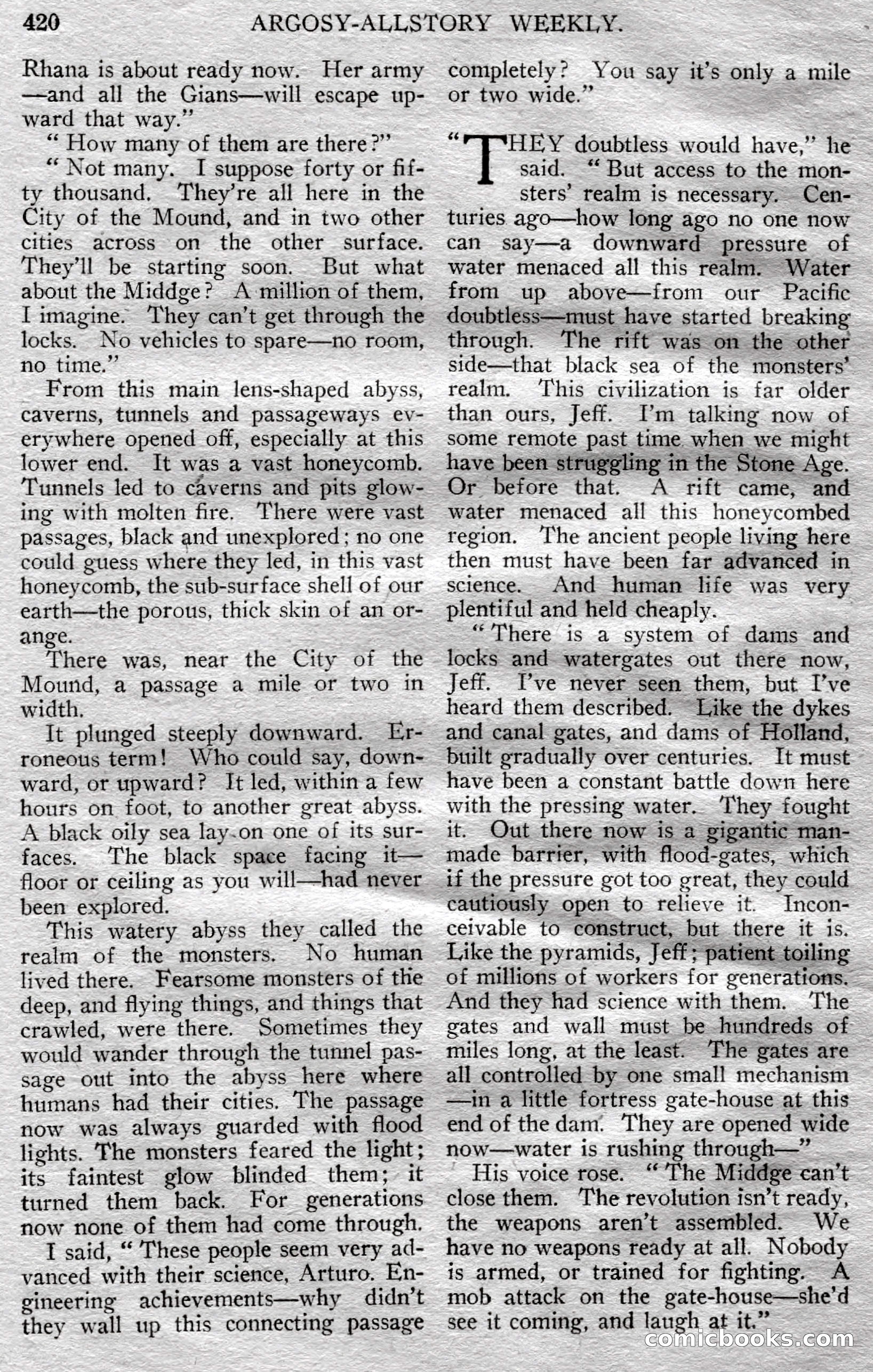 Argosy All-Story Weekly, March 23, 1929 — page 134 of 148