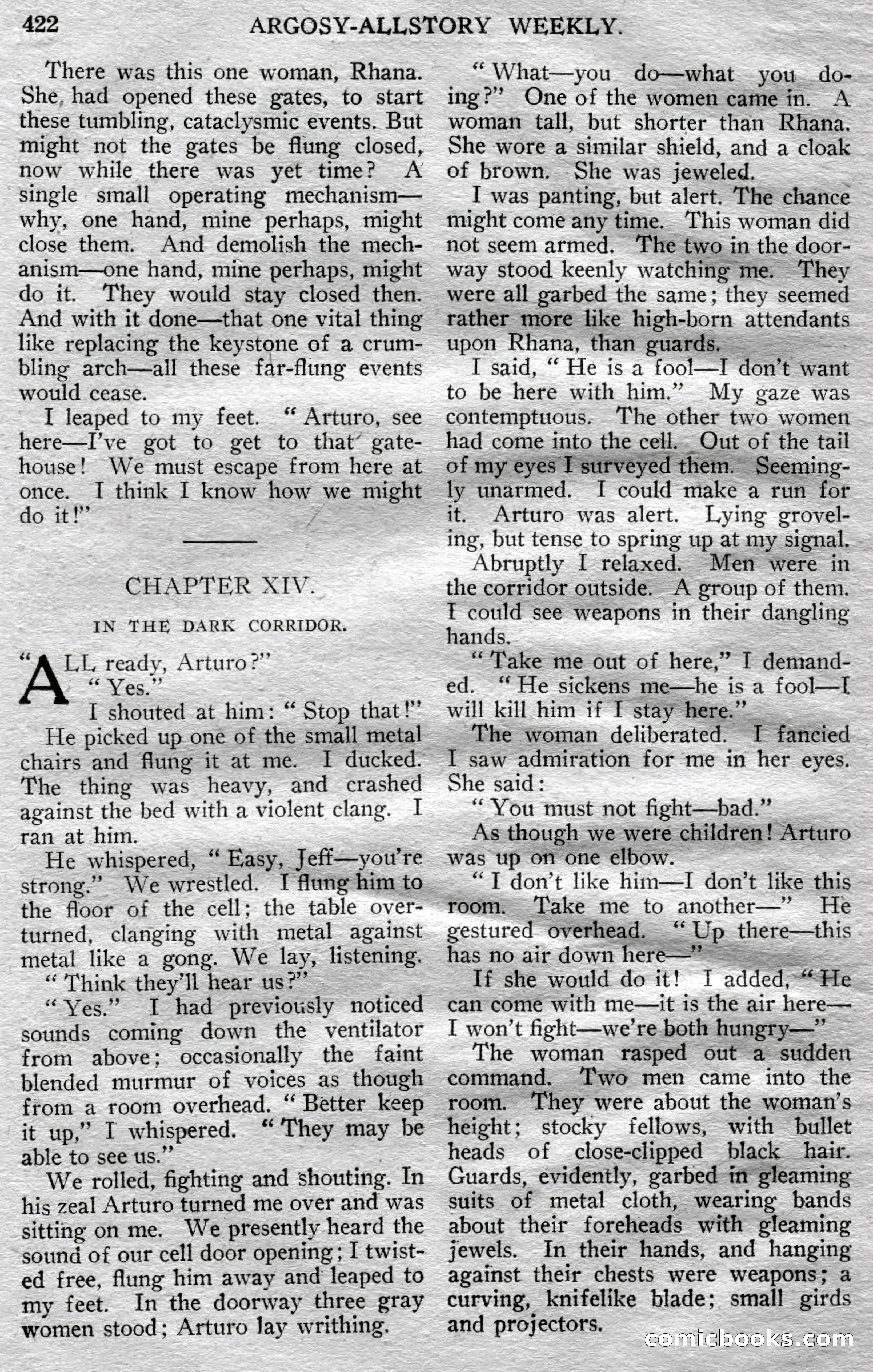 Argosy All-Story Weekly, March 23, 1929 — page 136 of 148