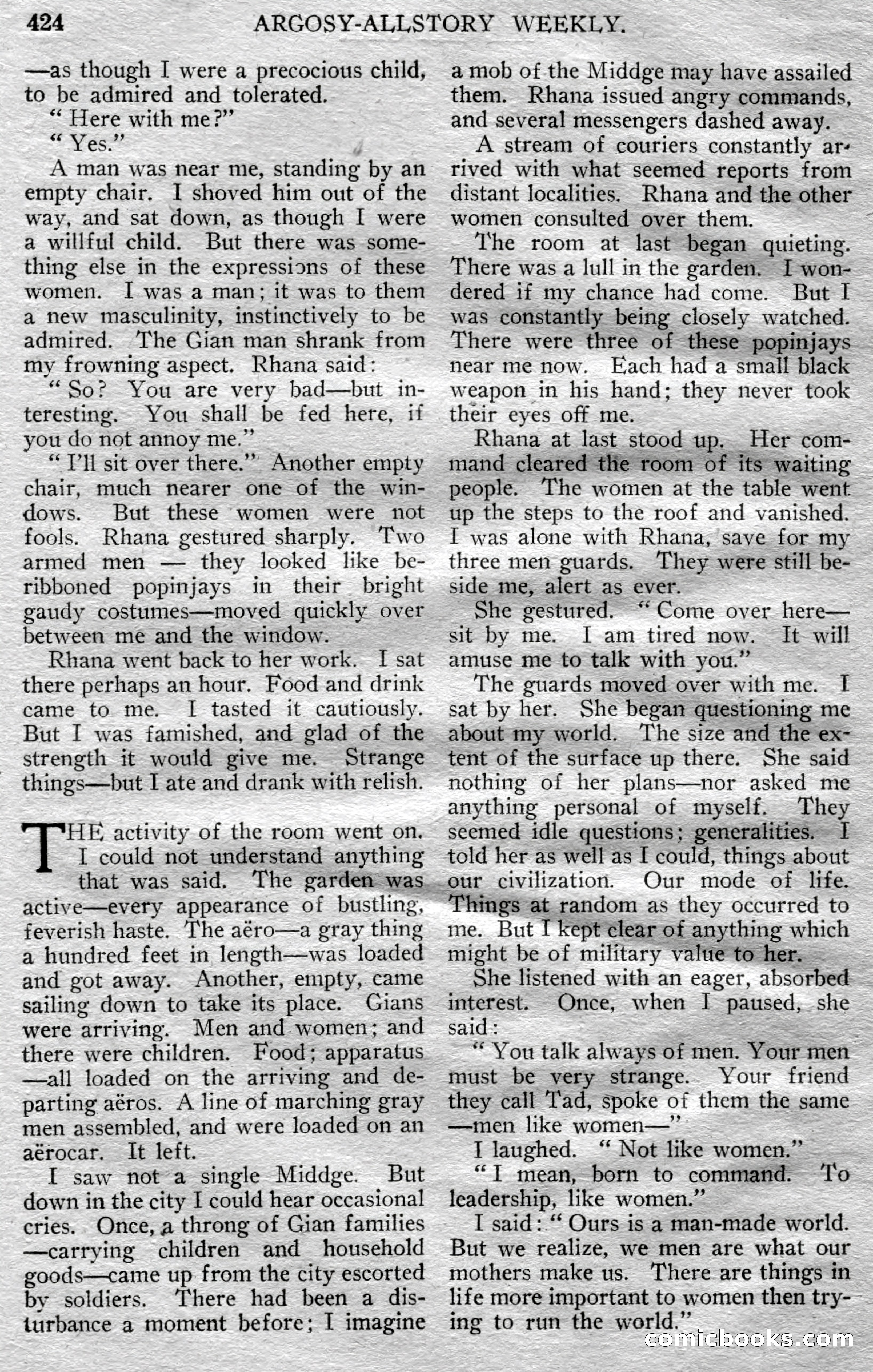 Argosy All-Story Weekly, March 23, 1929 — page 138 of 148