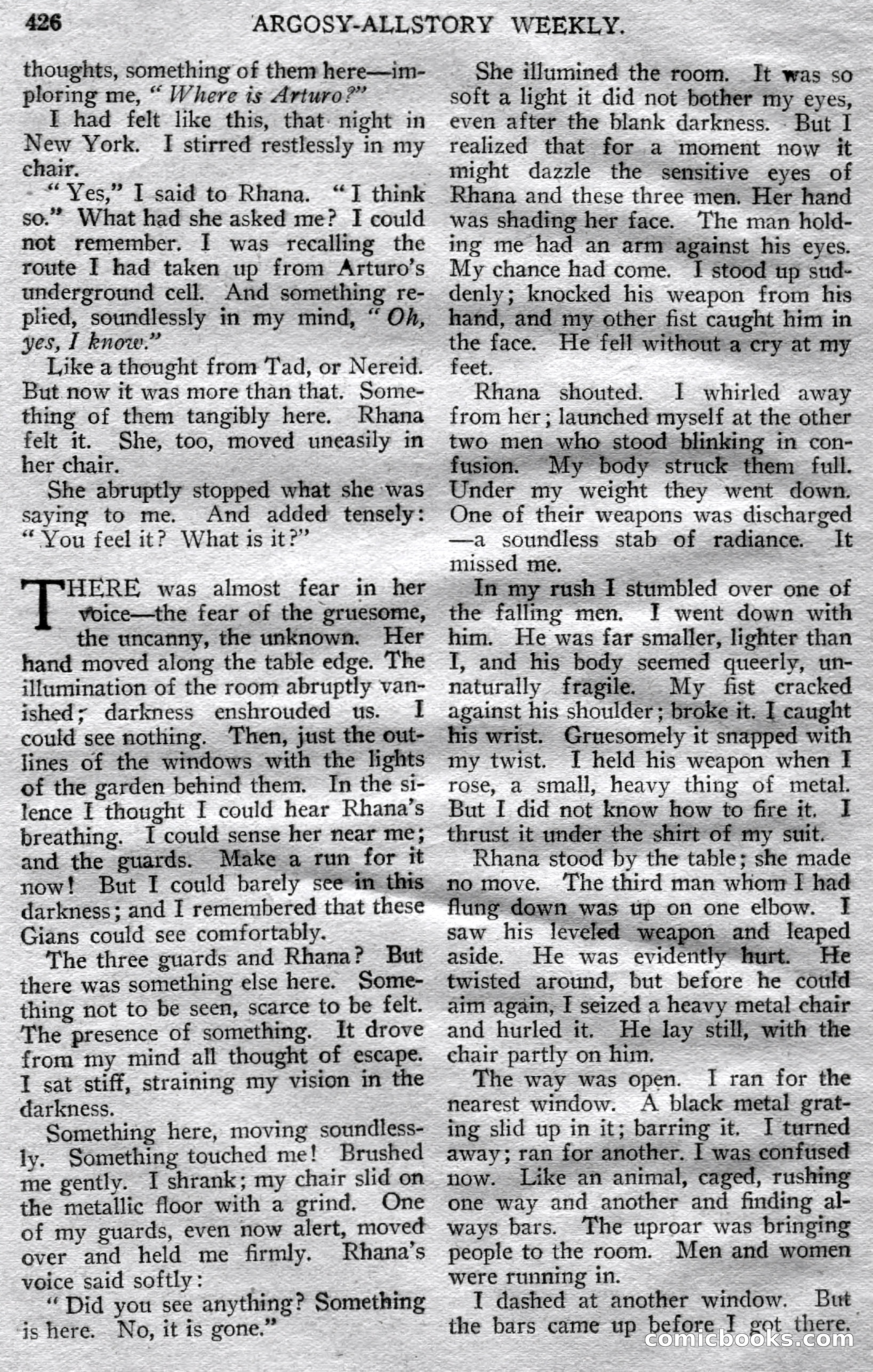 Argosy All-Story Weekly, March 23, 1929 — page 140 of 148