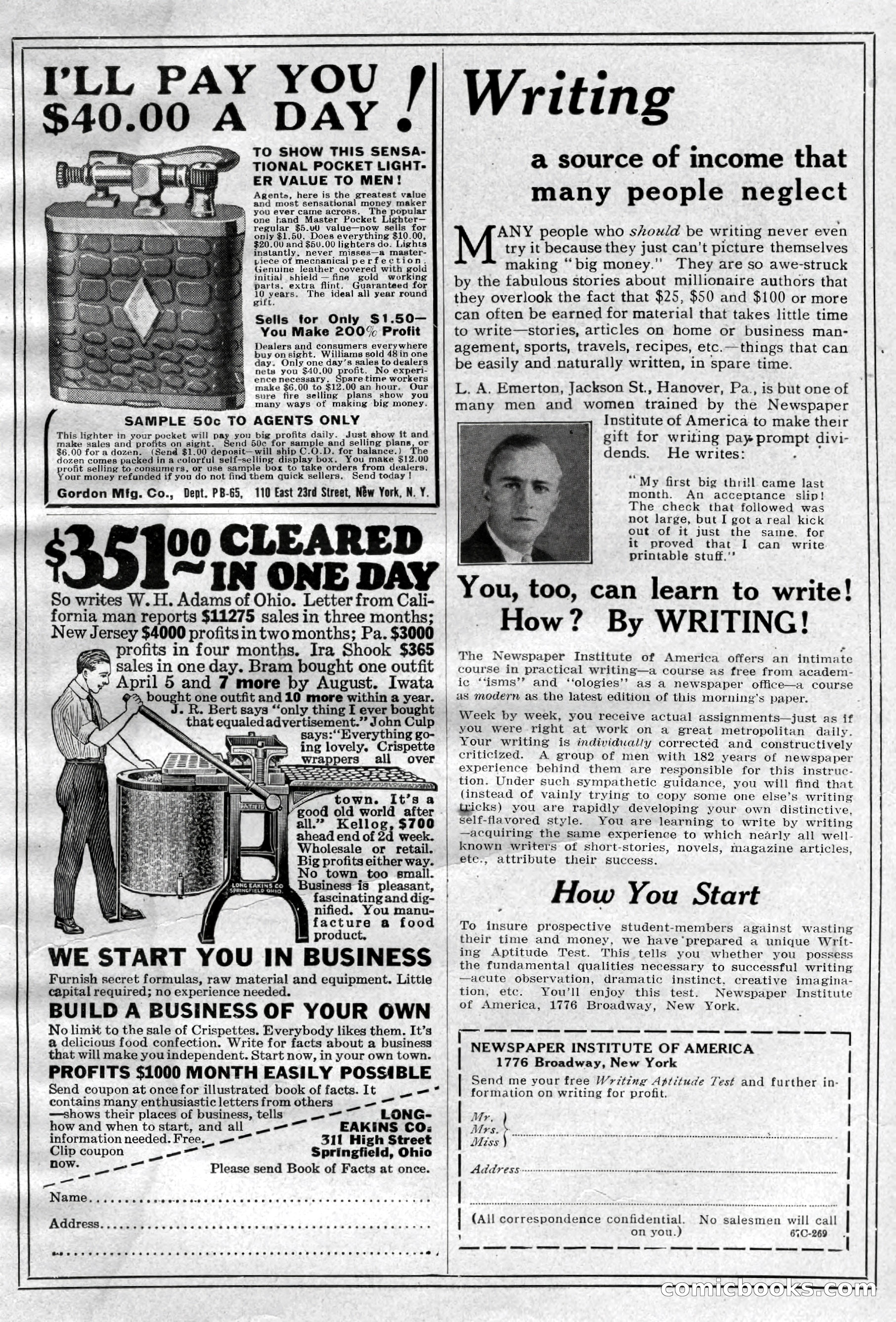 Argosy All-Story Weekly, March 23, 1929 — page 147 of 148
