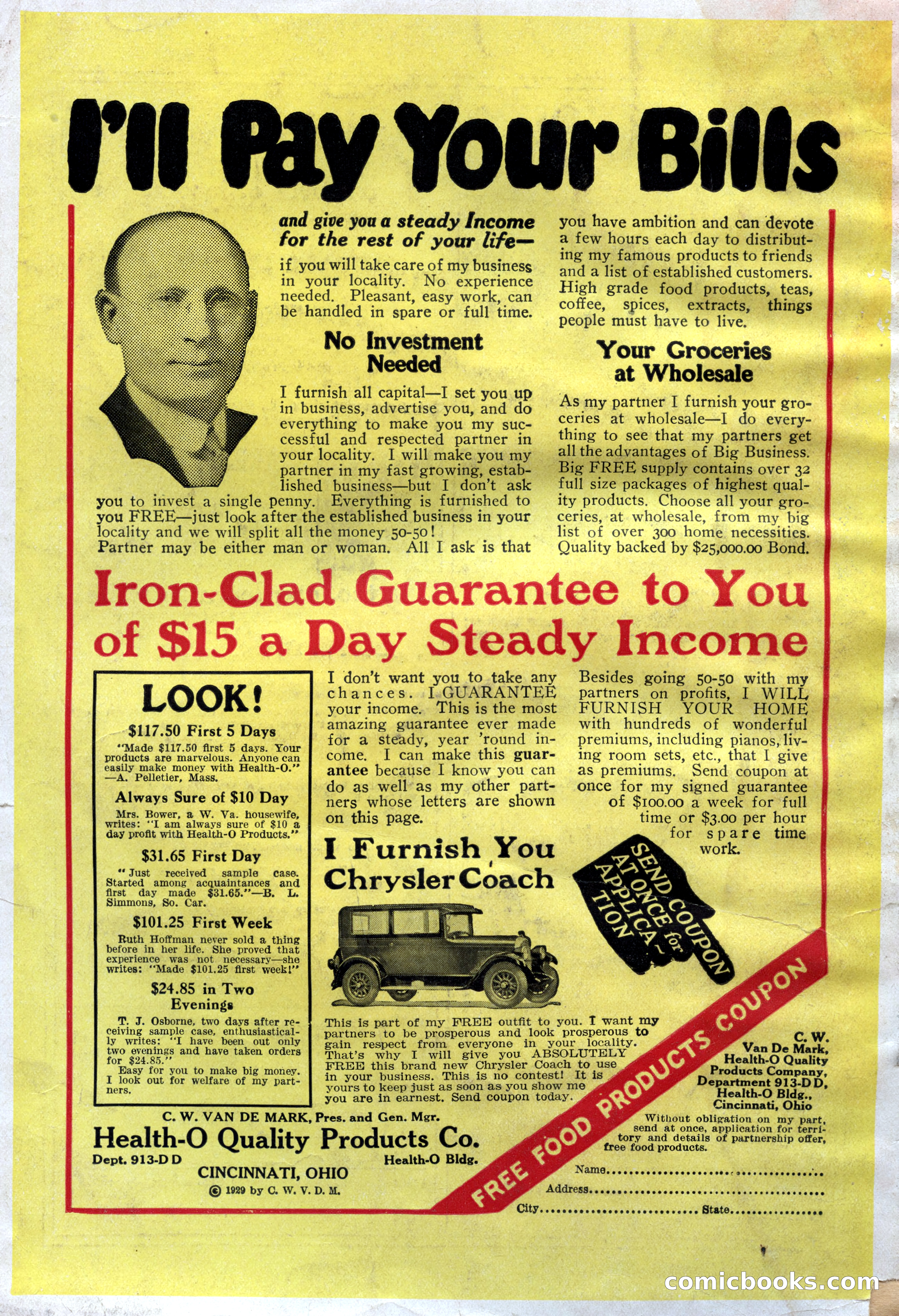 Argosy All-Story Weekly, March 23, 1929 — page 148 of 148