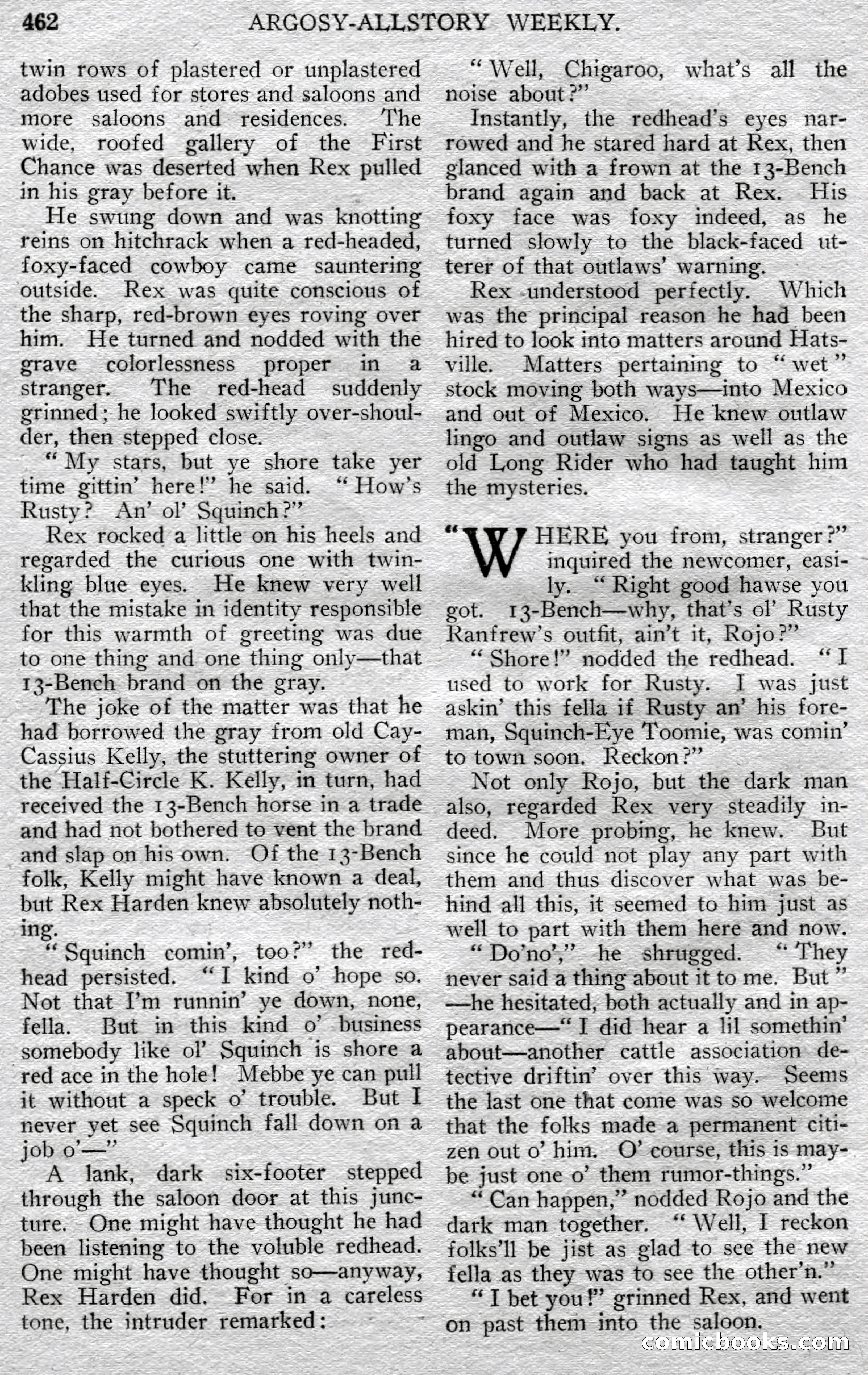 Argosy All-Story Weekly — page 32 of 148