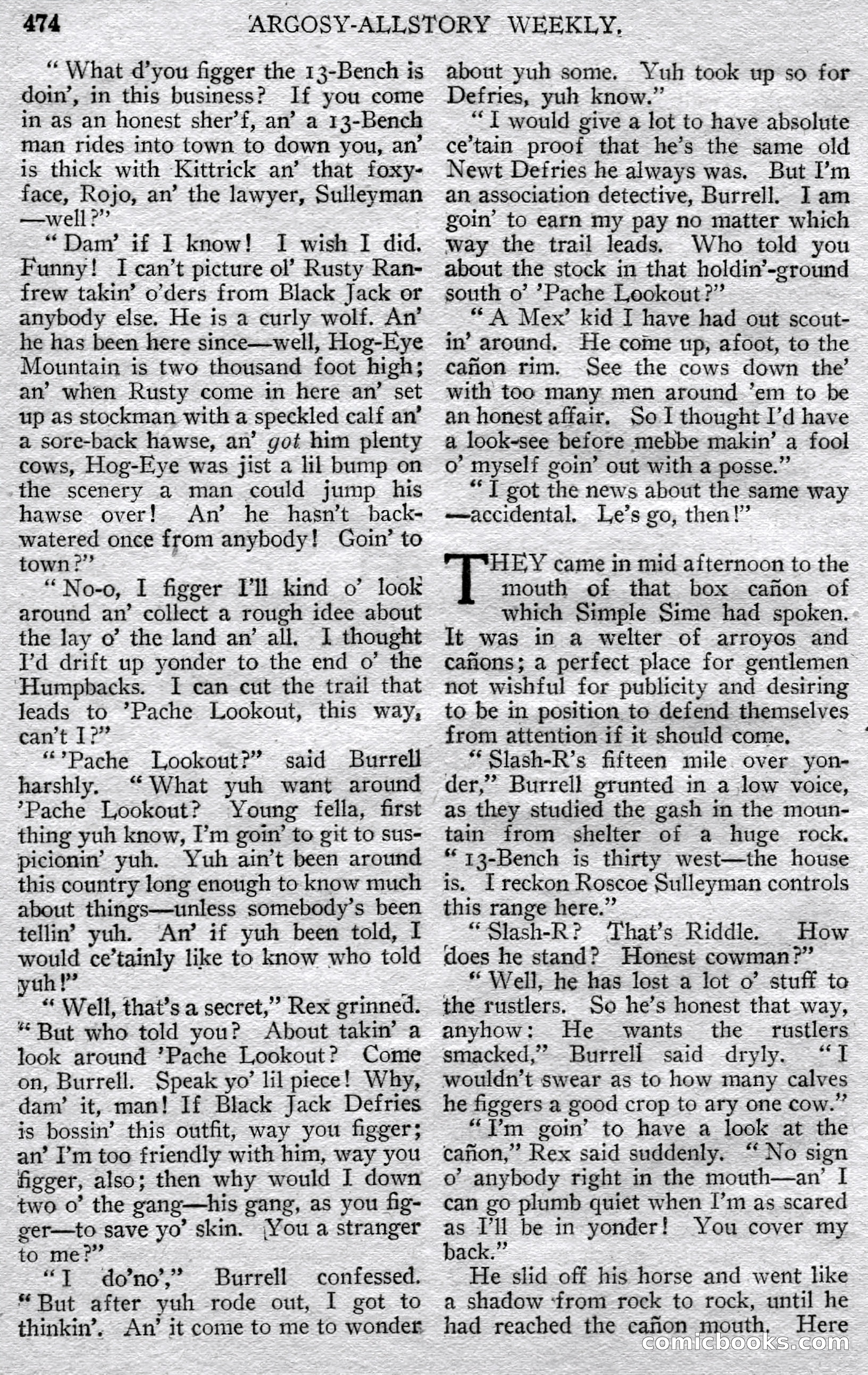 Argosy All-Story Weekly — page 44 of 148