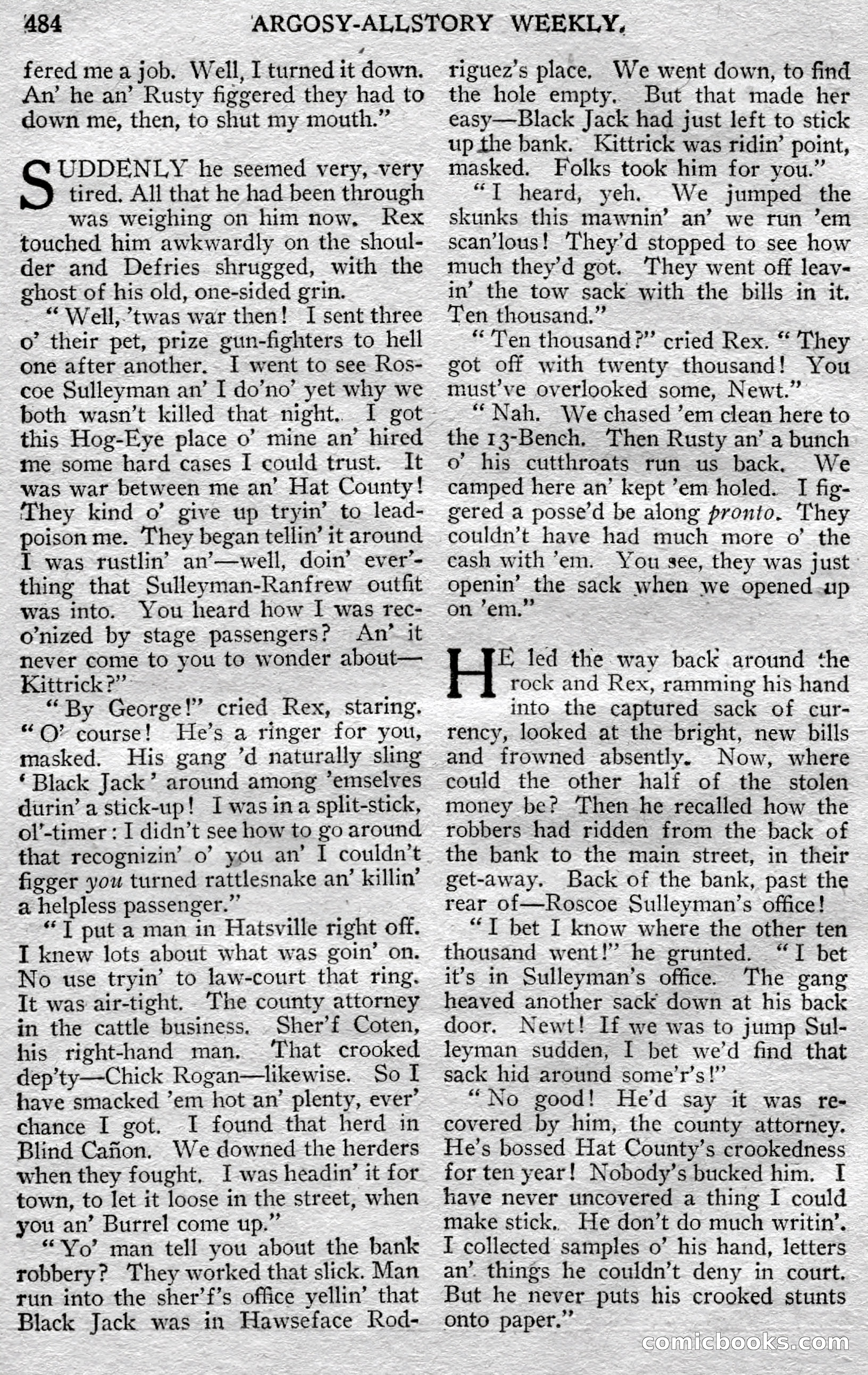 Argosy All-Story Weekly — page 54 of 148