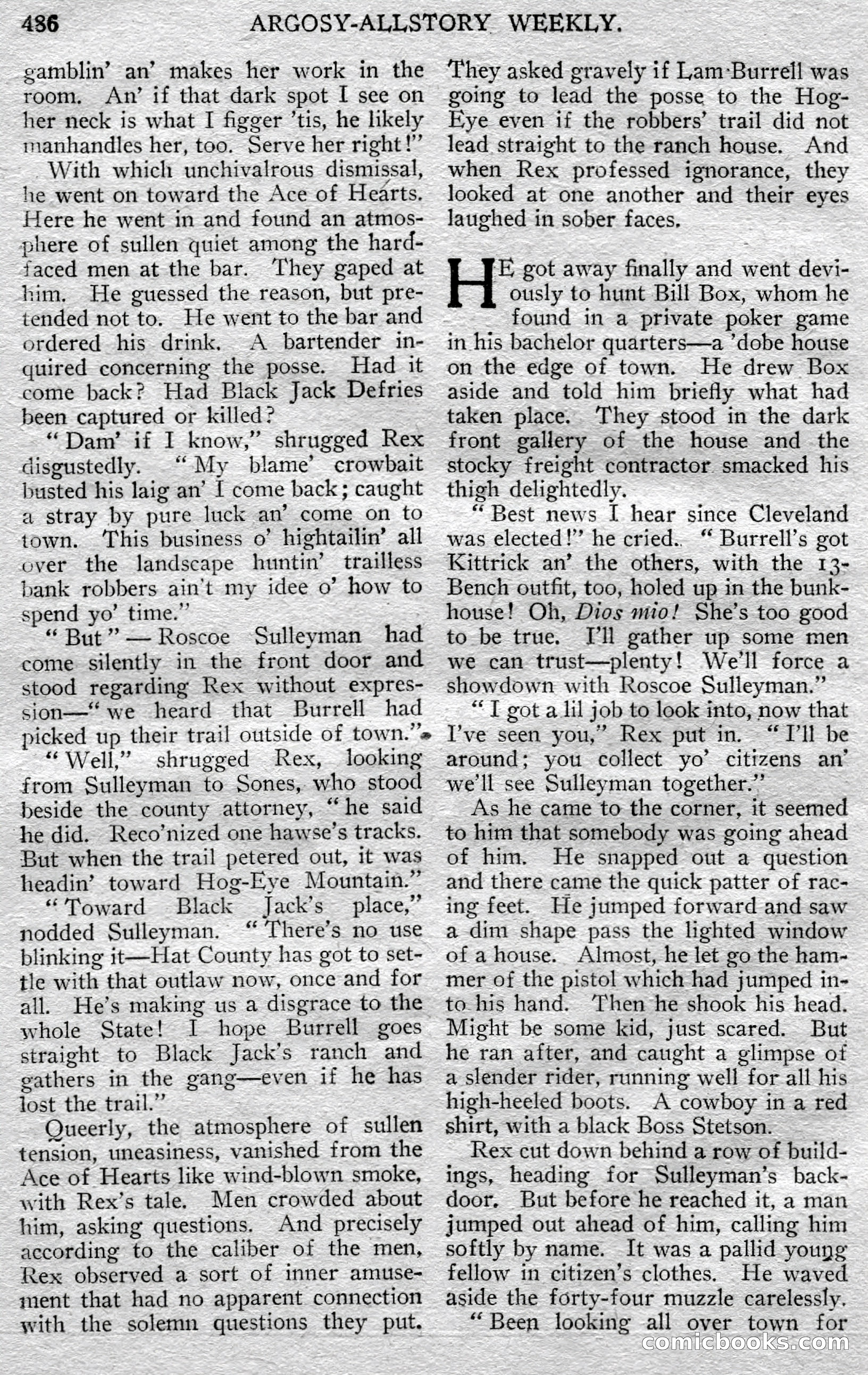Argosy All-Story Weekly — page 56 of 148