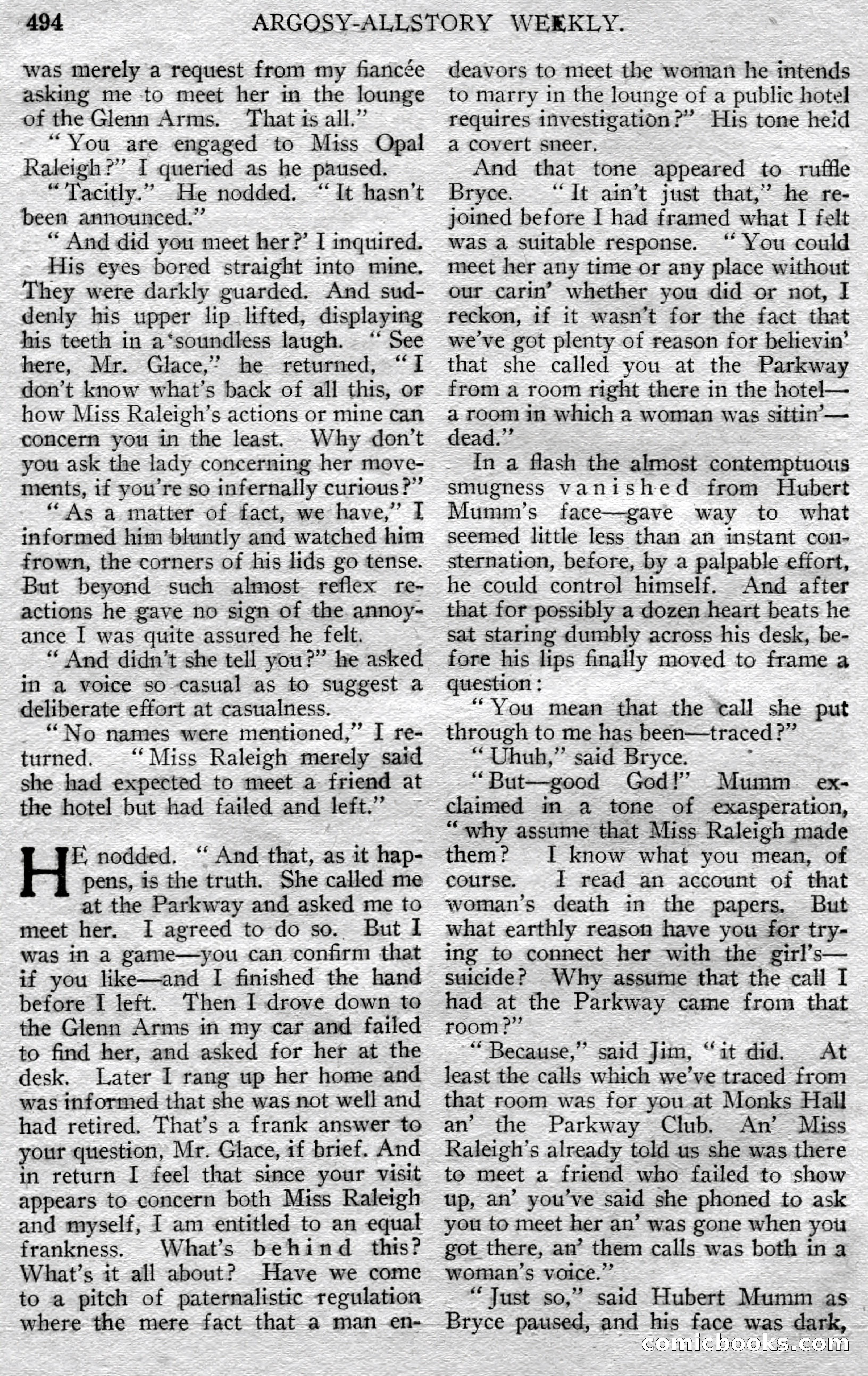 Argosy All-Story Weekly — page 64 of 148