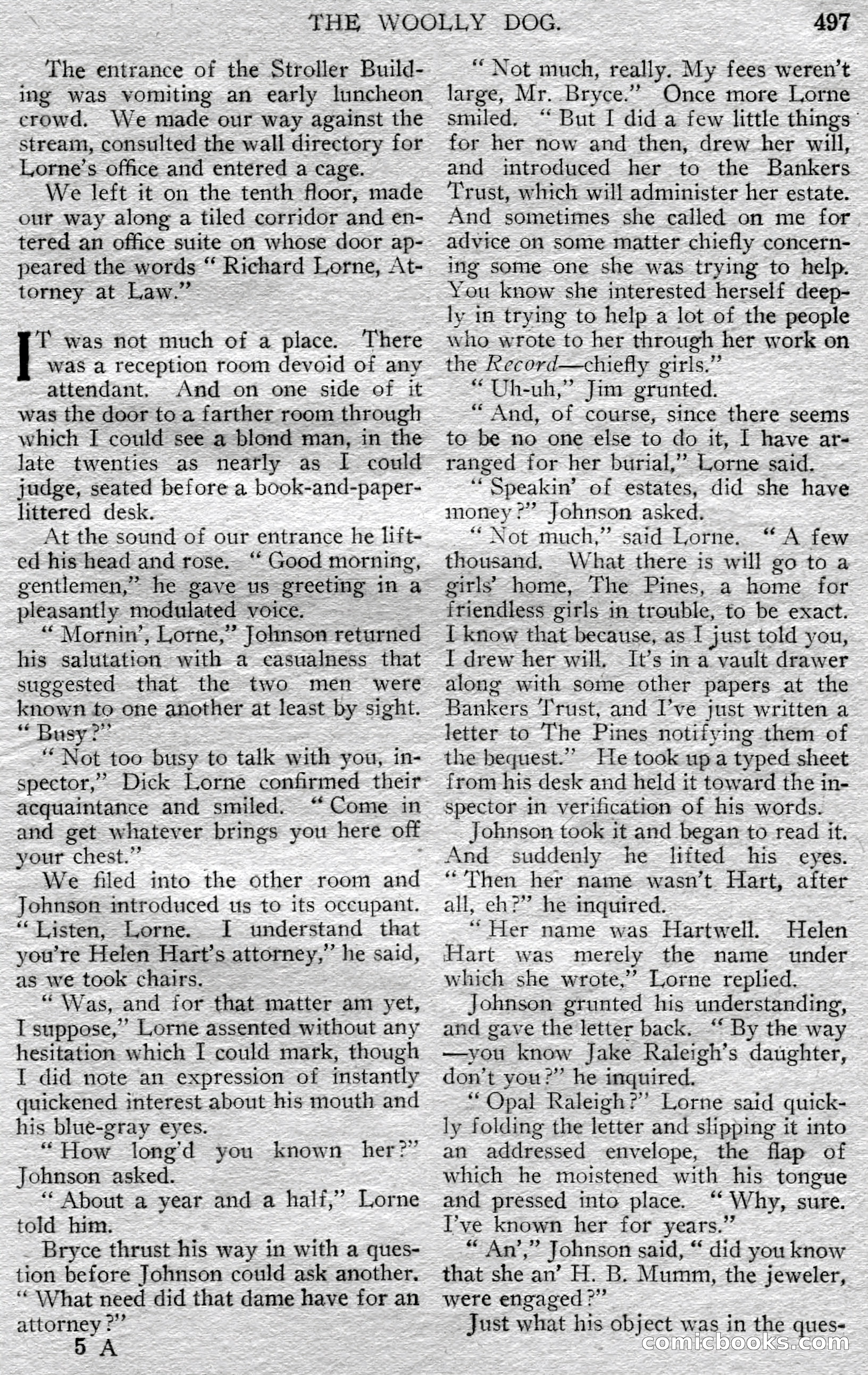 Argosy All-Story Weekly — page 67 of 148