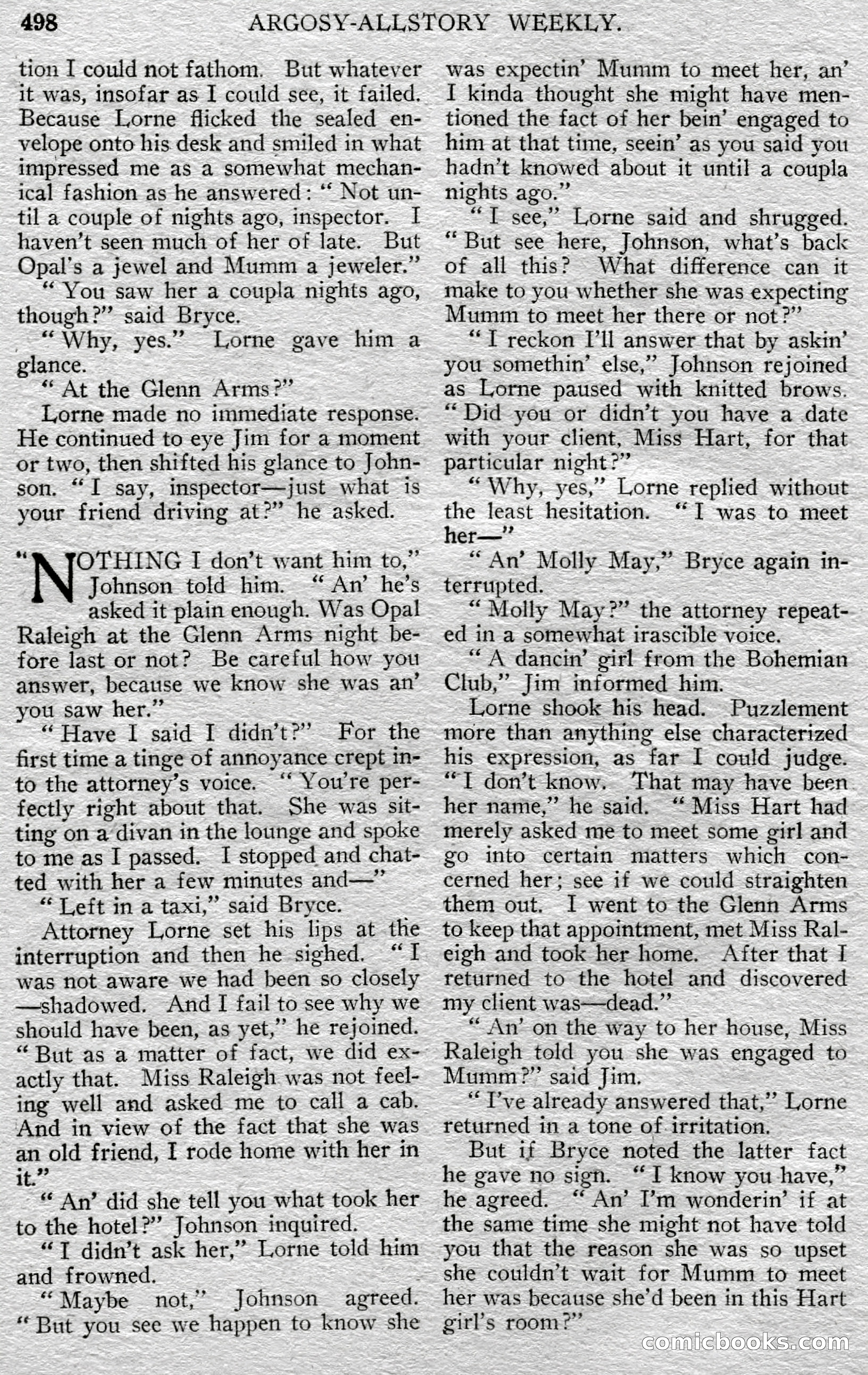Argosy All-Story Weekly — page 68 of 148