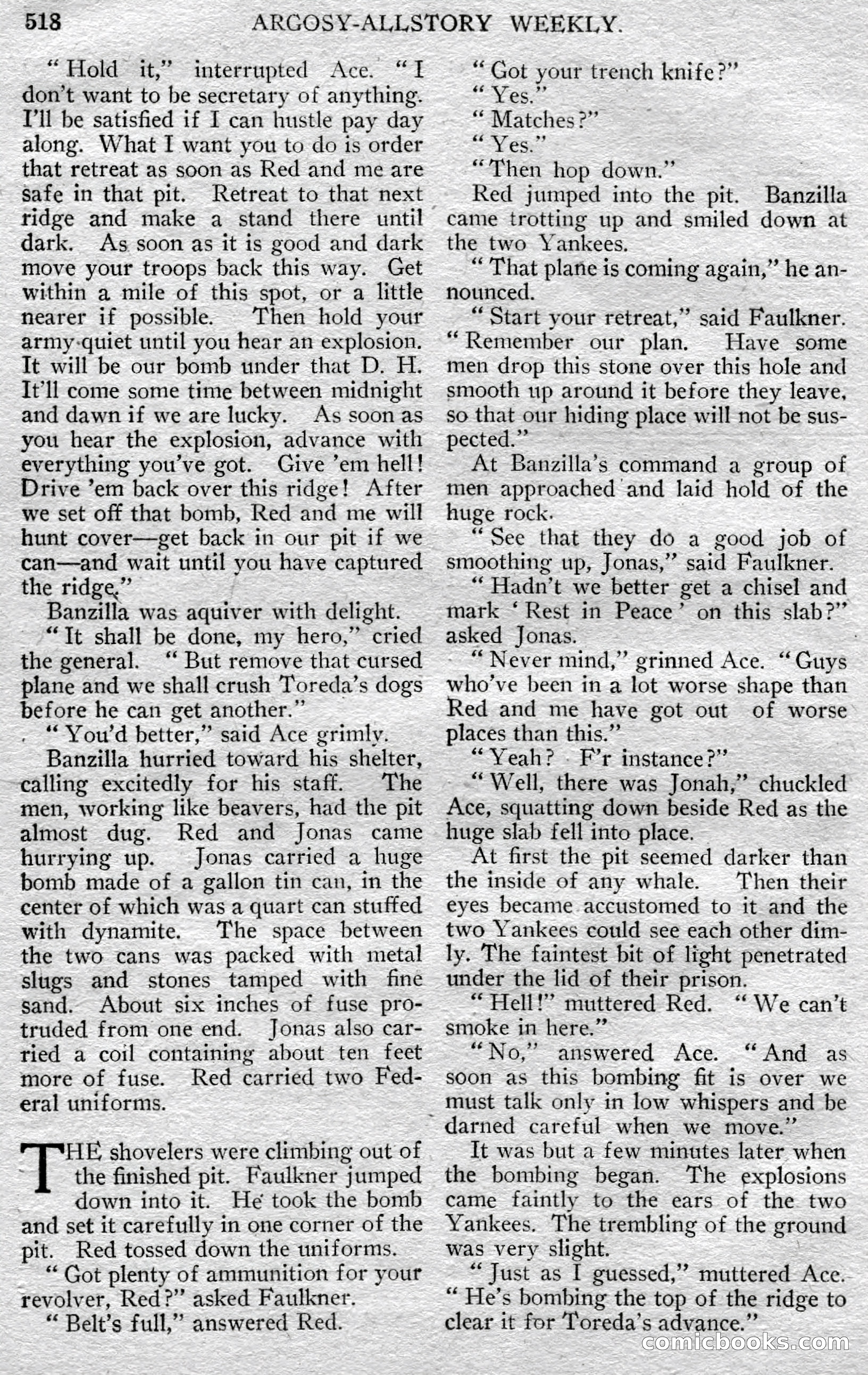 Argosy All-Story Weekly — page 88 of 148
