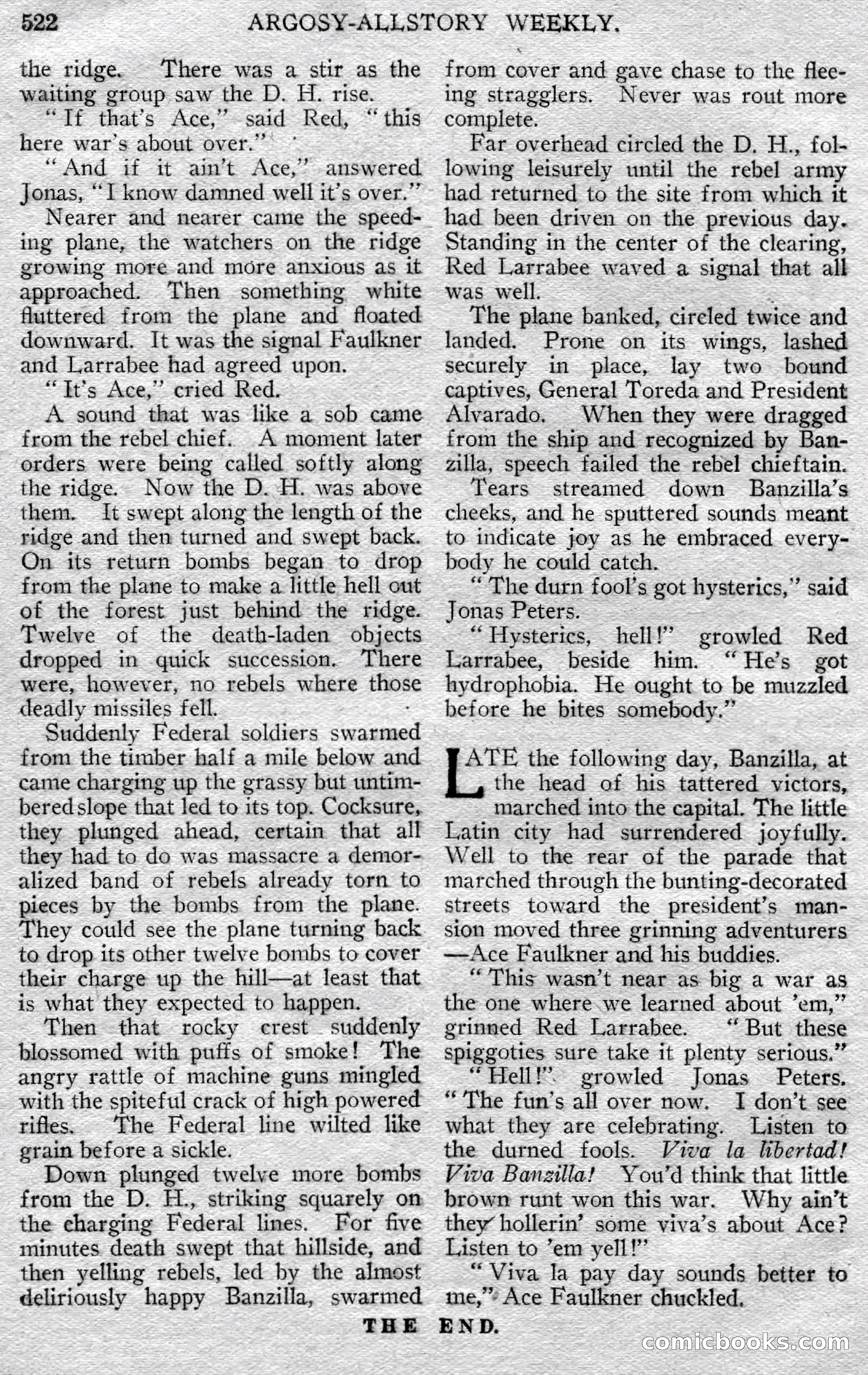 Argosy All-Story Weekly — page 92 of 148