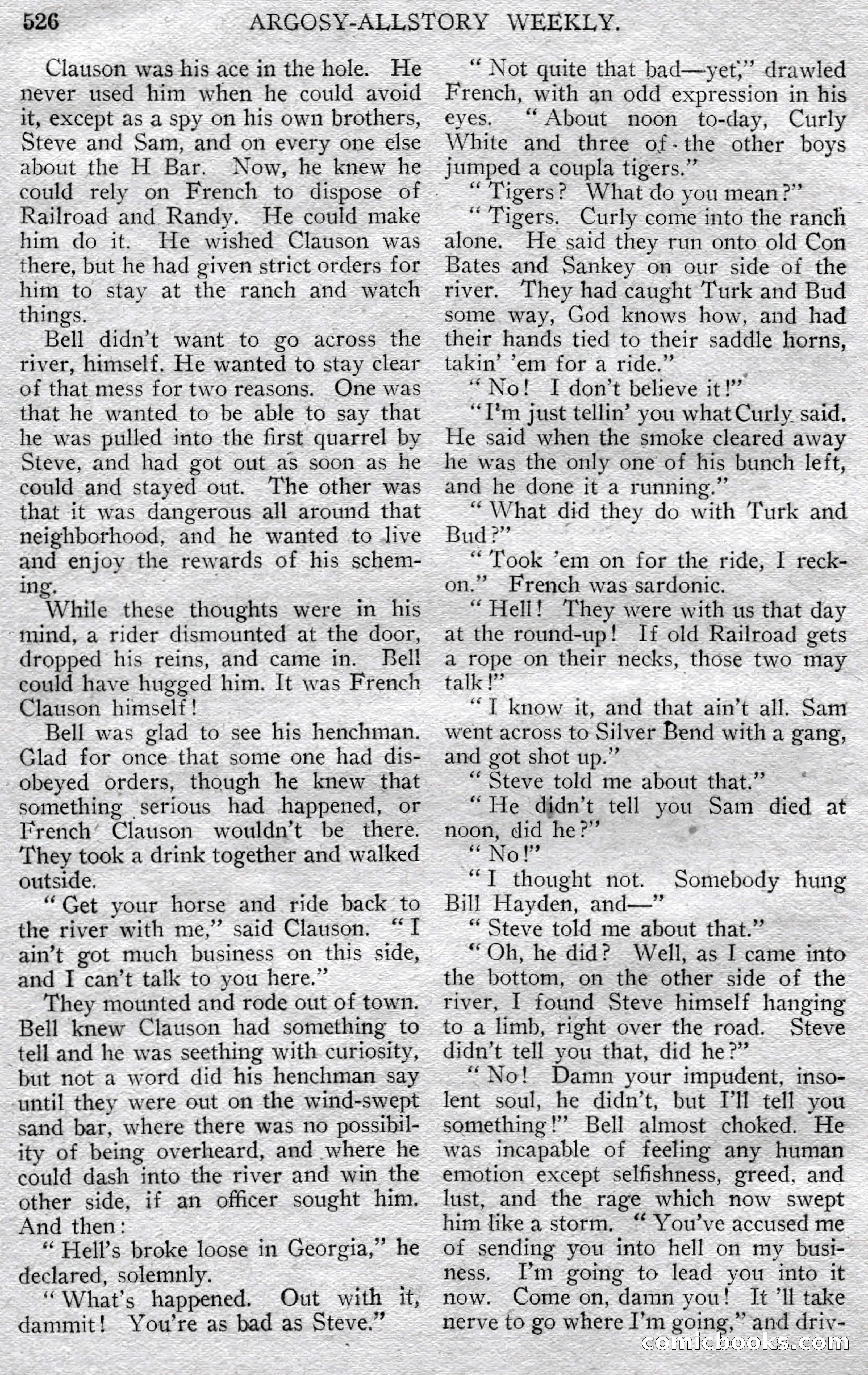 Argosy All-Story Weekly — page 96 of 148