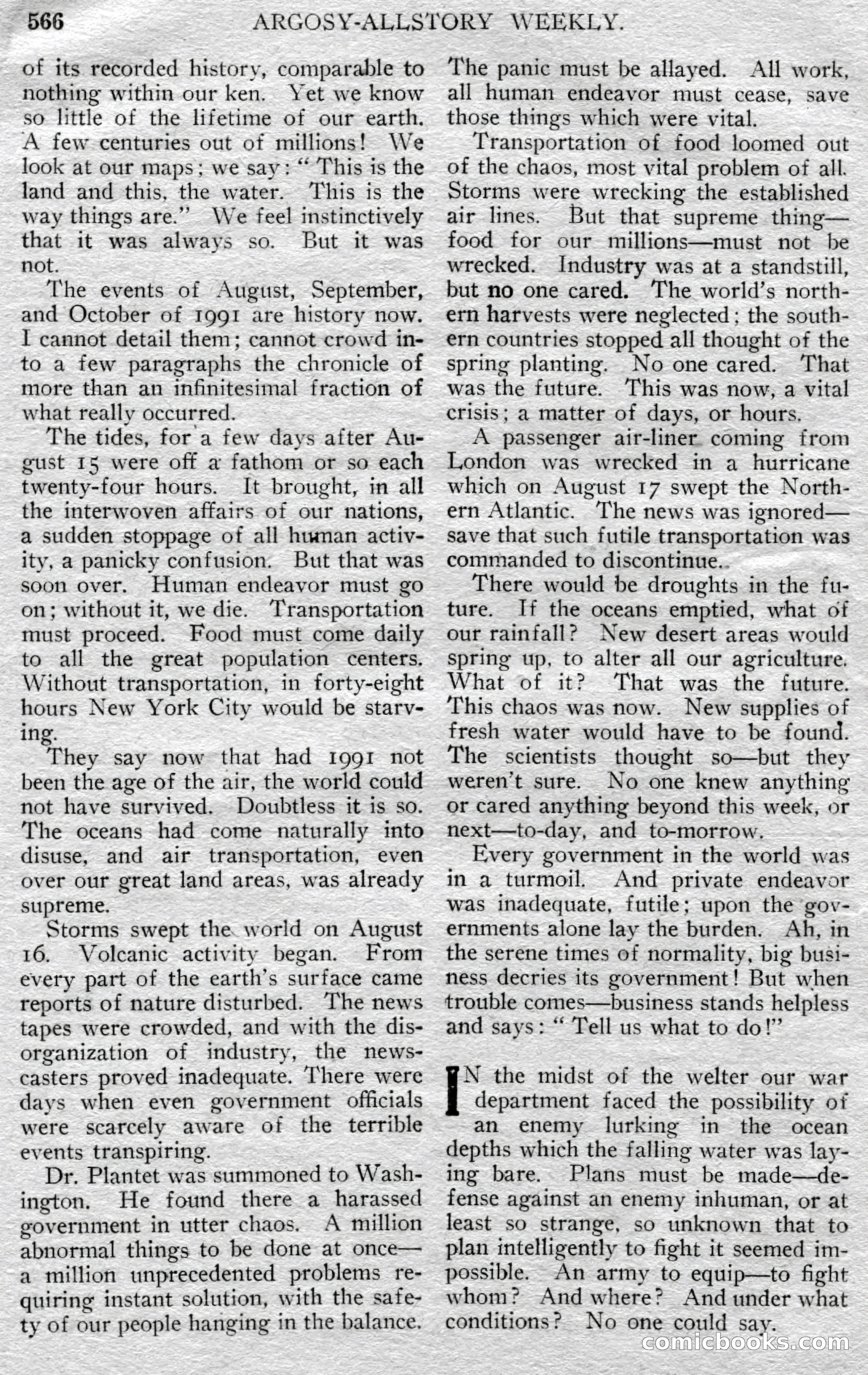 Argosy All-Story Weekly — page 136 of 148