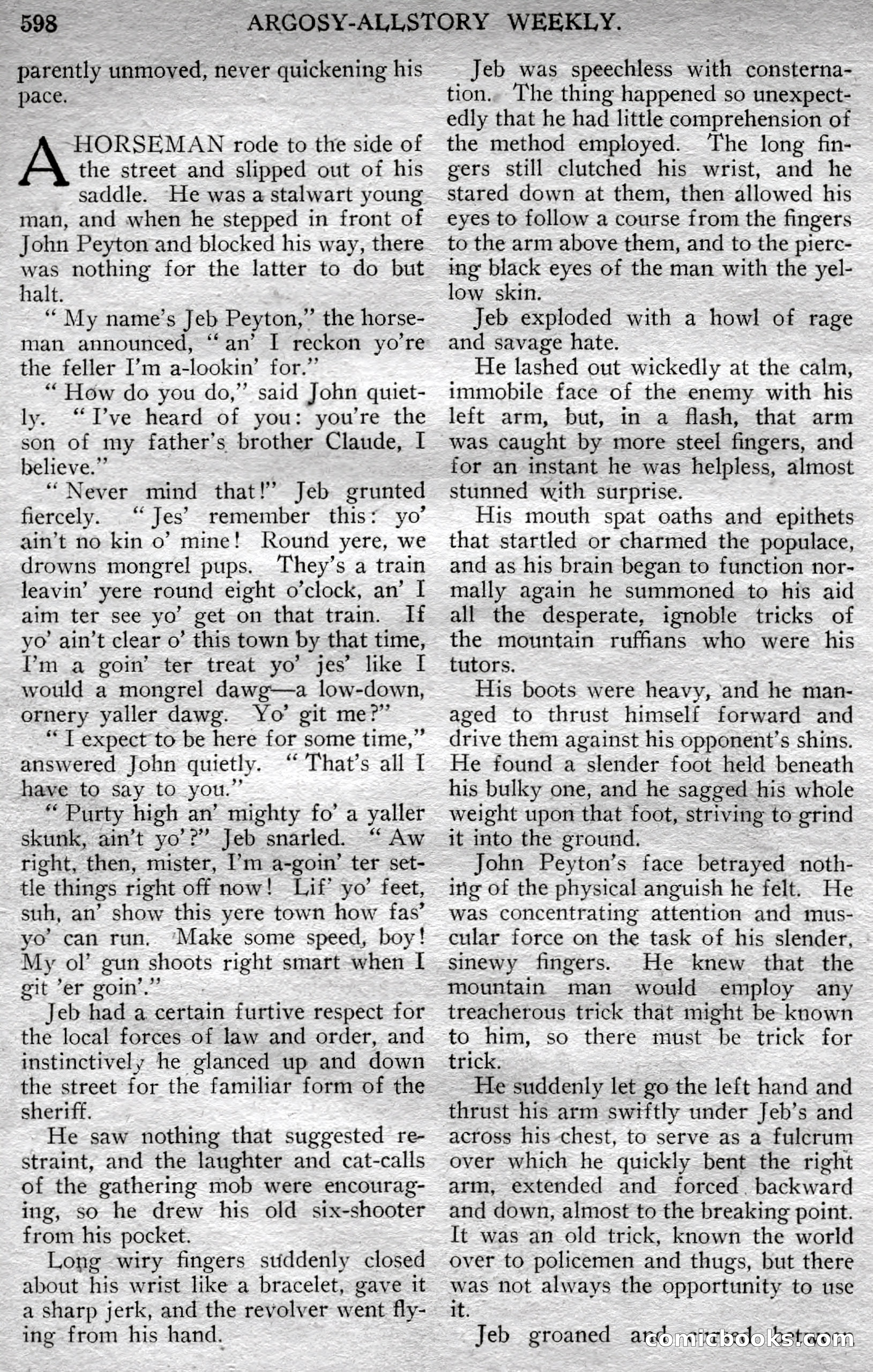 Argosy All-Story Weekly — page 32 of 164