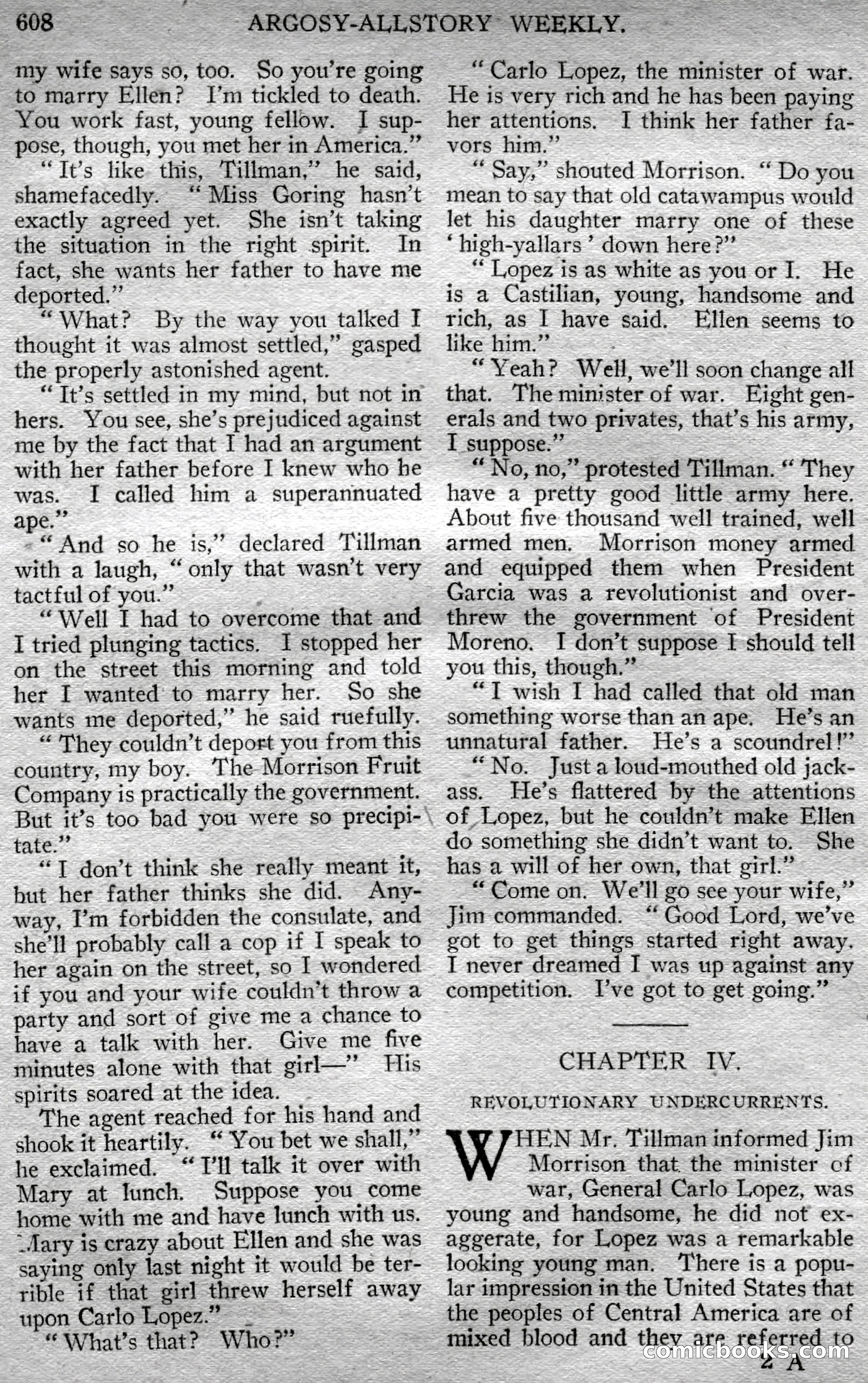 Argosy All-Story Weekly — page 42 of 164