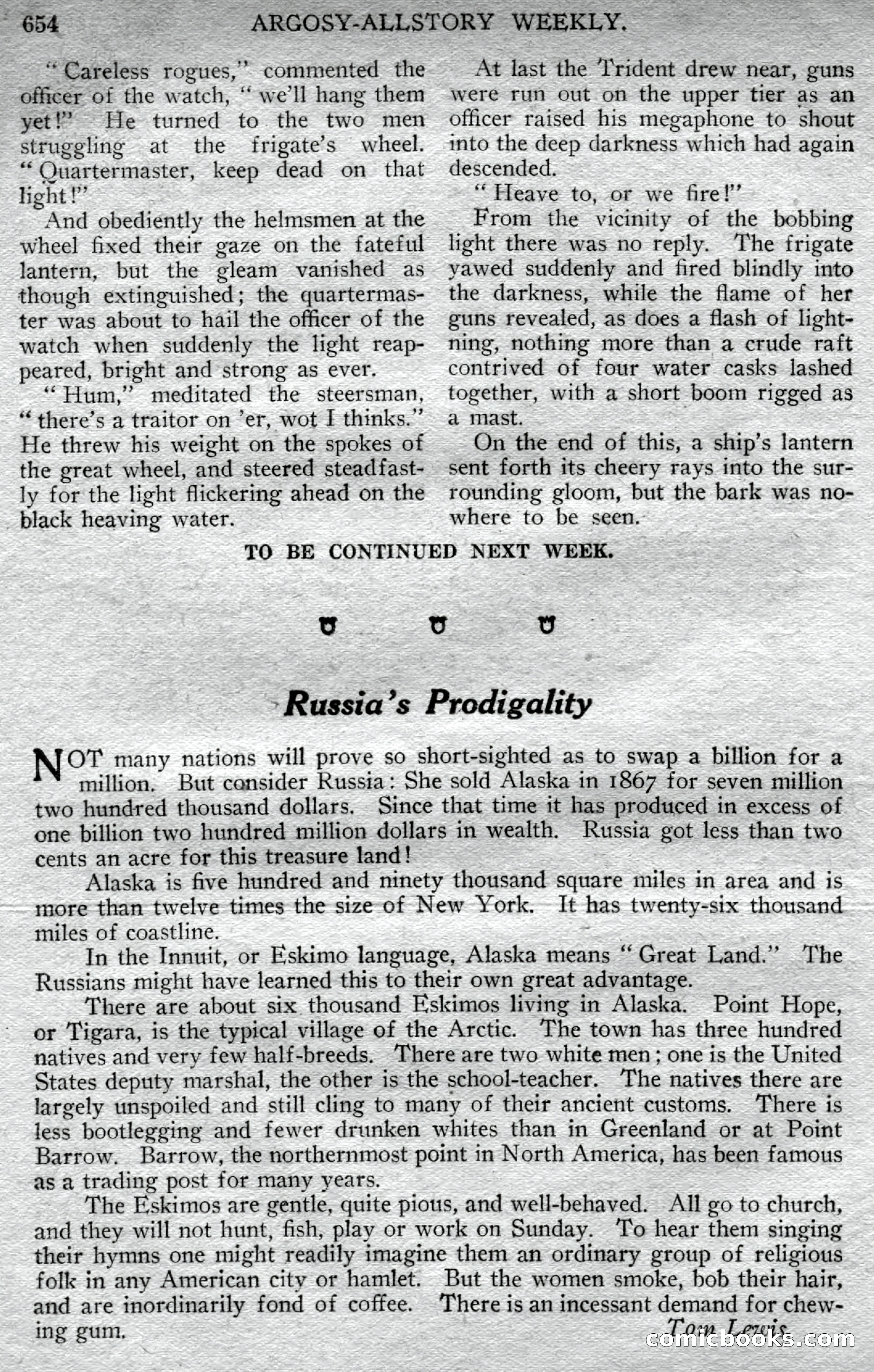Argosy All-Story Weekly — page 88 of 164