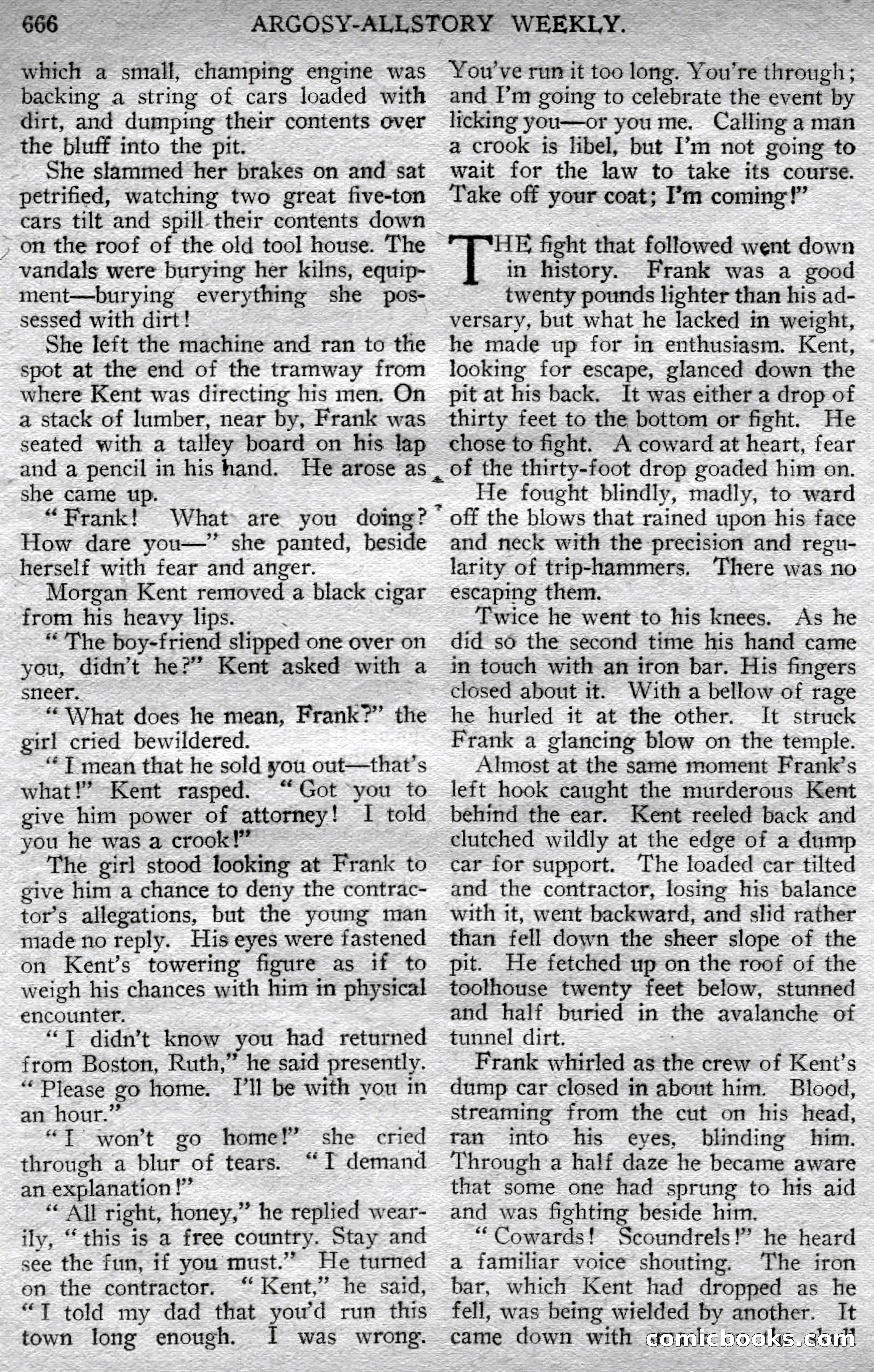 Argosy All-Story Weekly — page 100 of 164