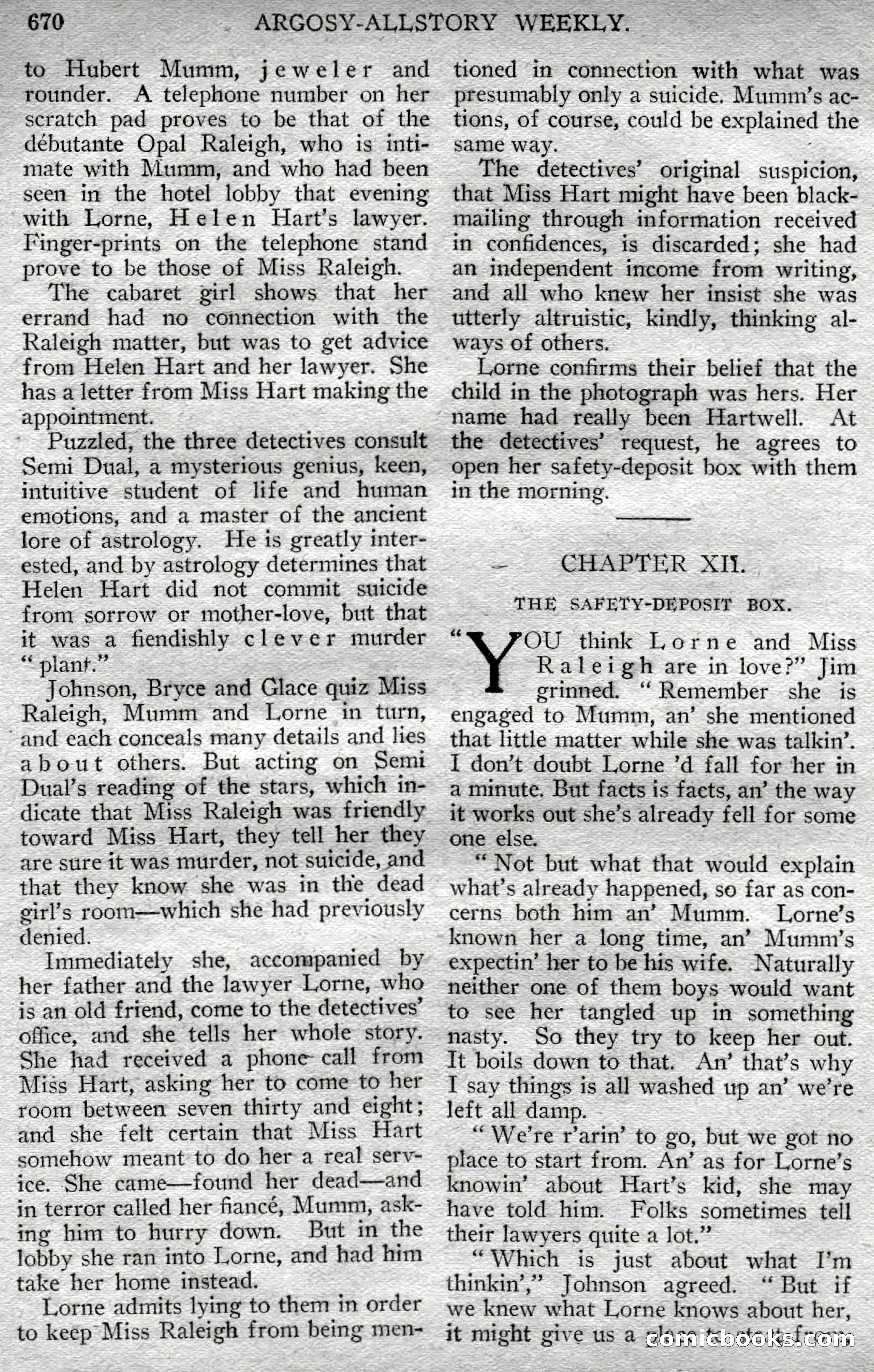 Argosy All-Story Weekly — page 104 of 164