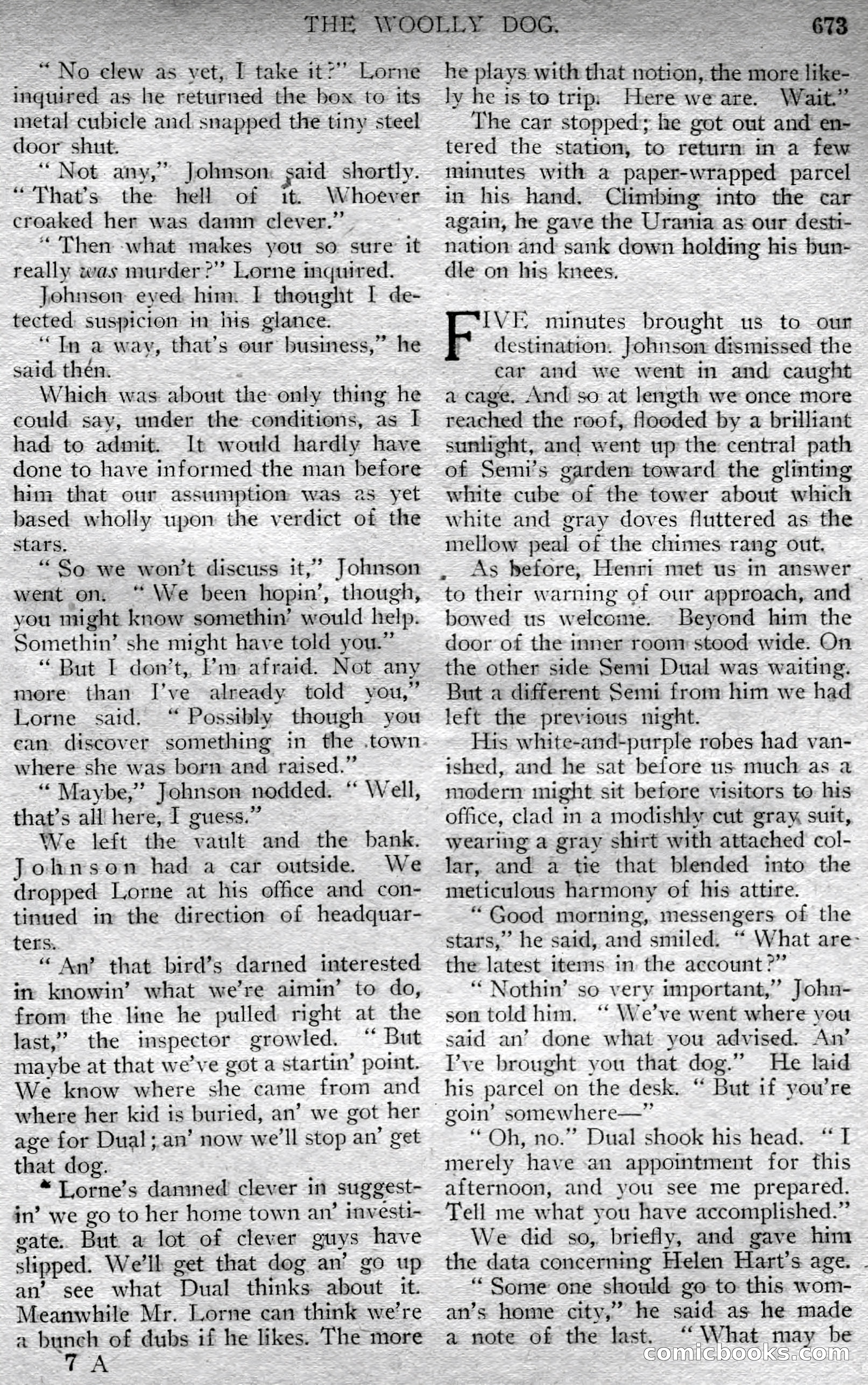 Argosy All-Story Weekly — page 107 of 164