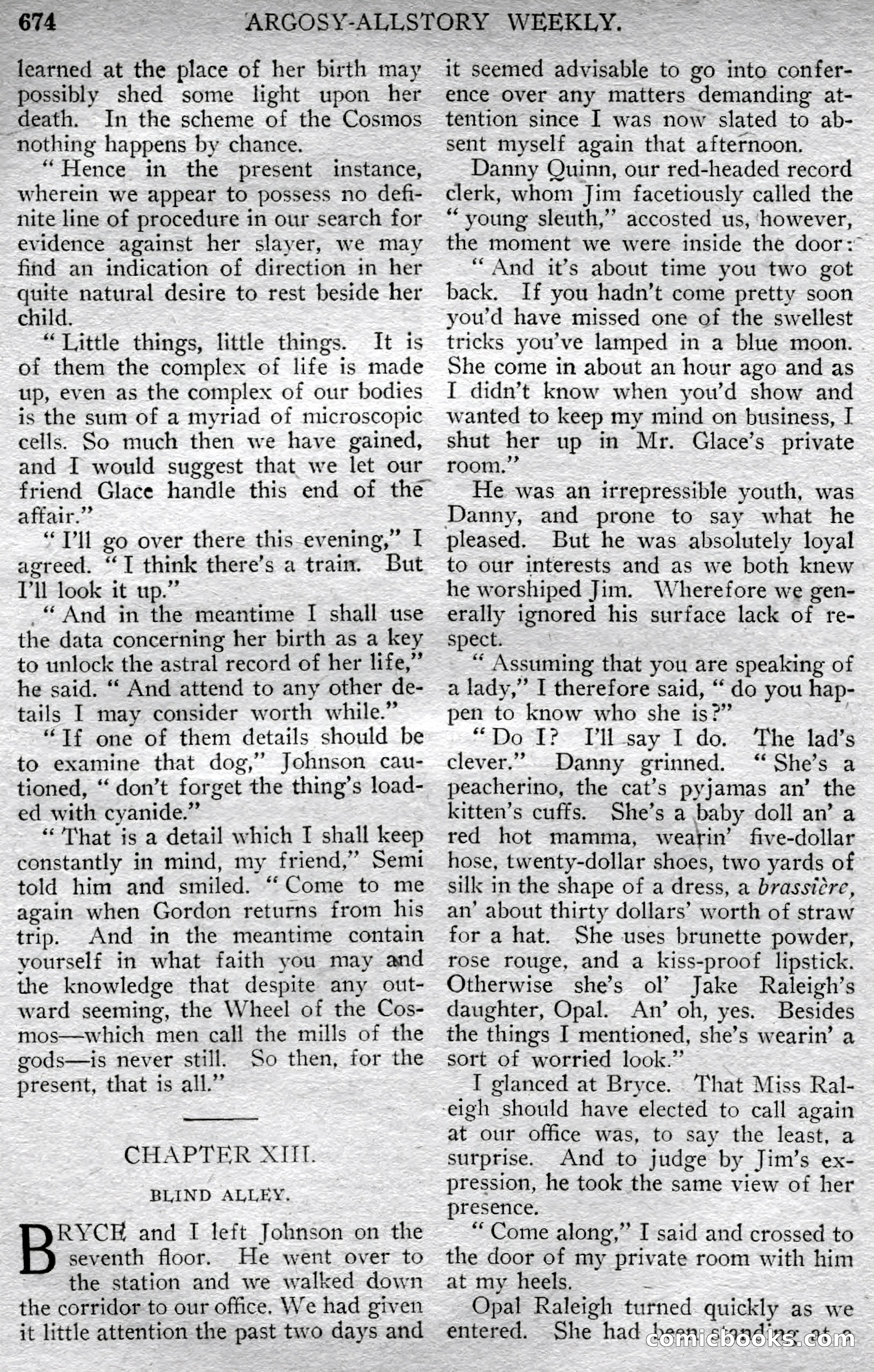 Argosy All-Story Weekly — page 108 of 164