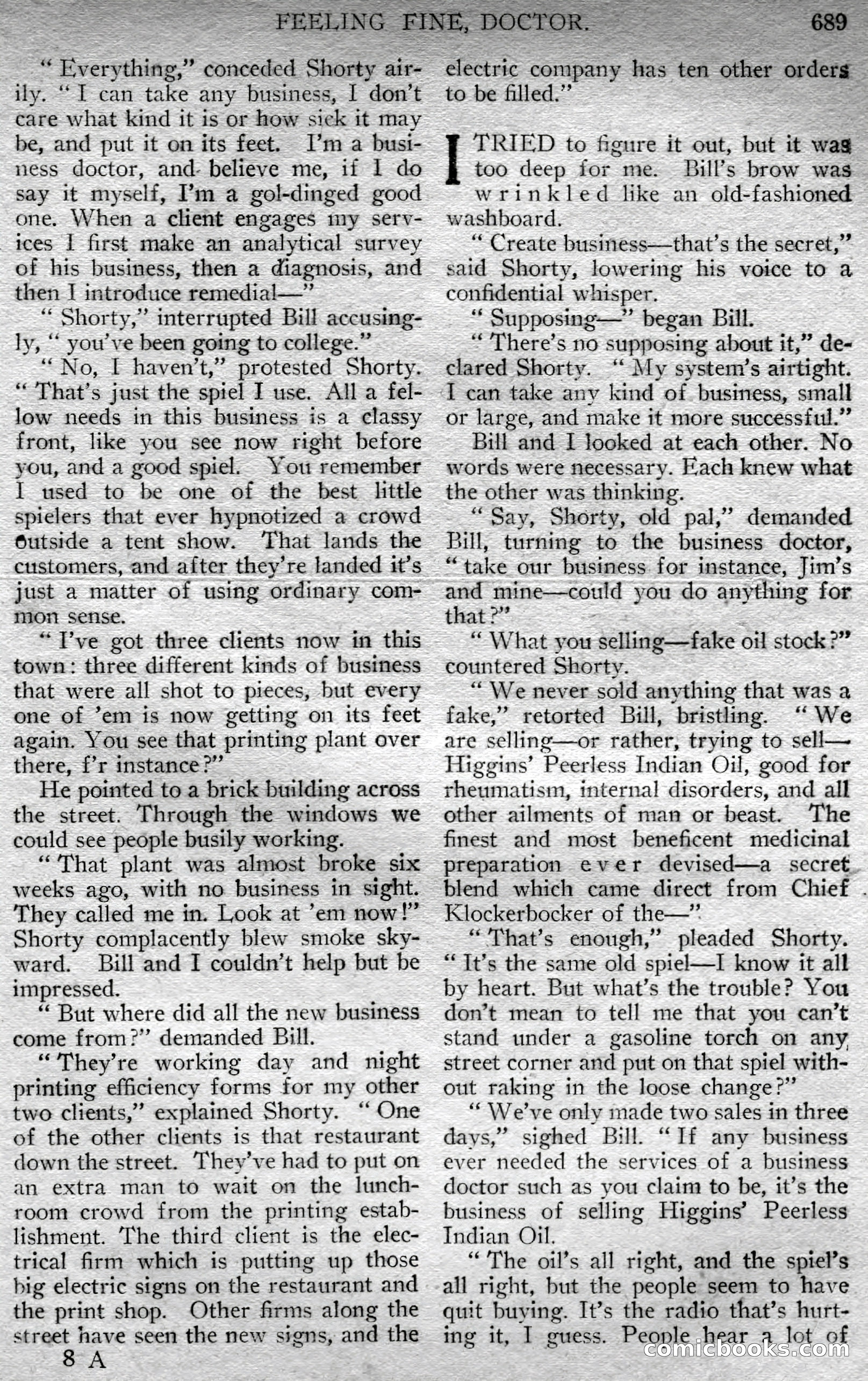 Argosy All-Story Weekly — page 123 of 164