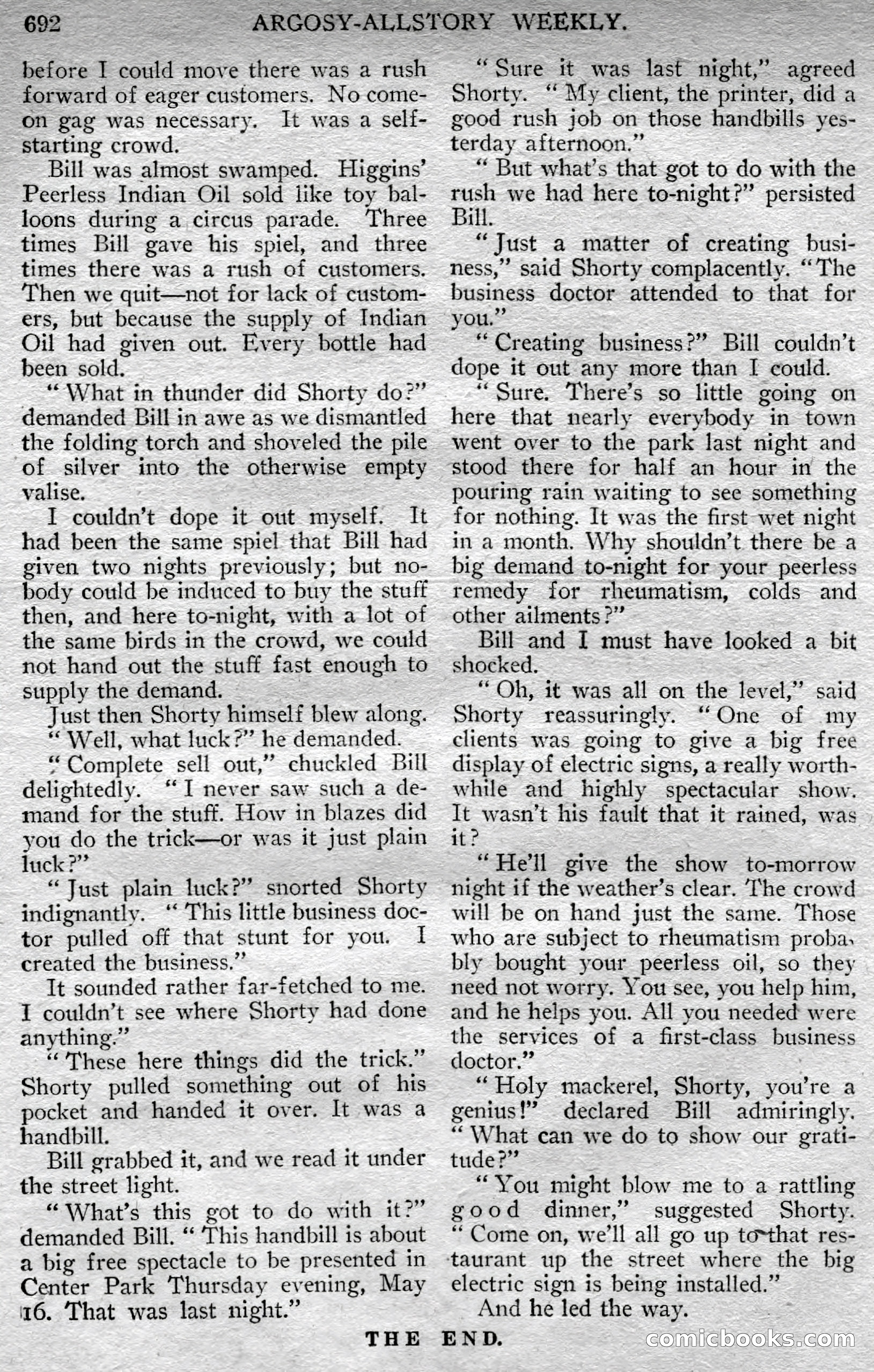 Argosy All-Story Weekly — page 126 of 164