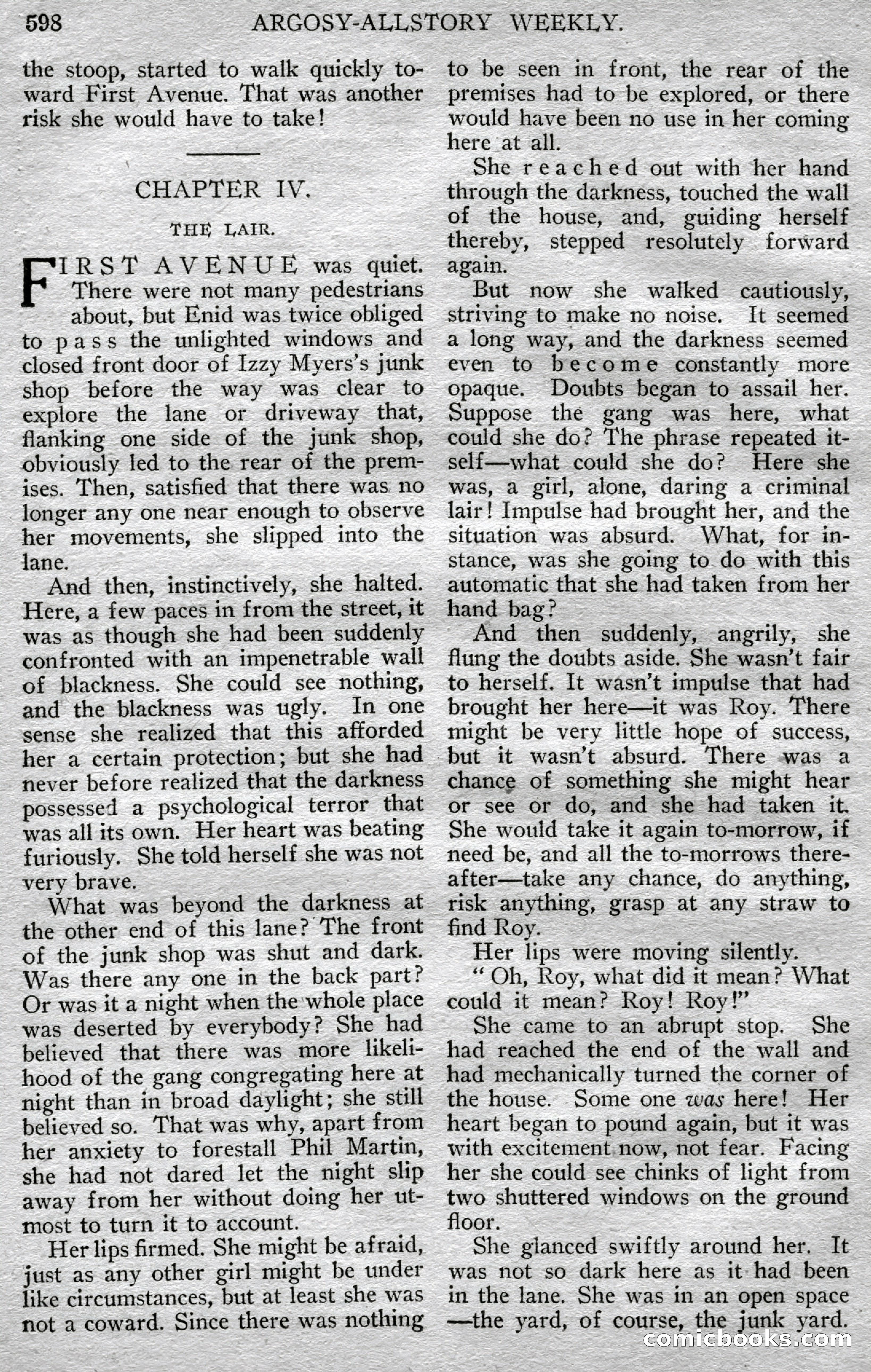 Argosy All-Story Weekly — page 24 of 148