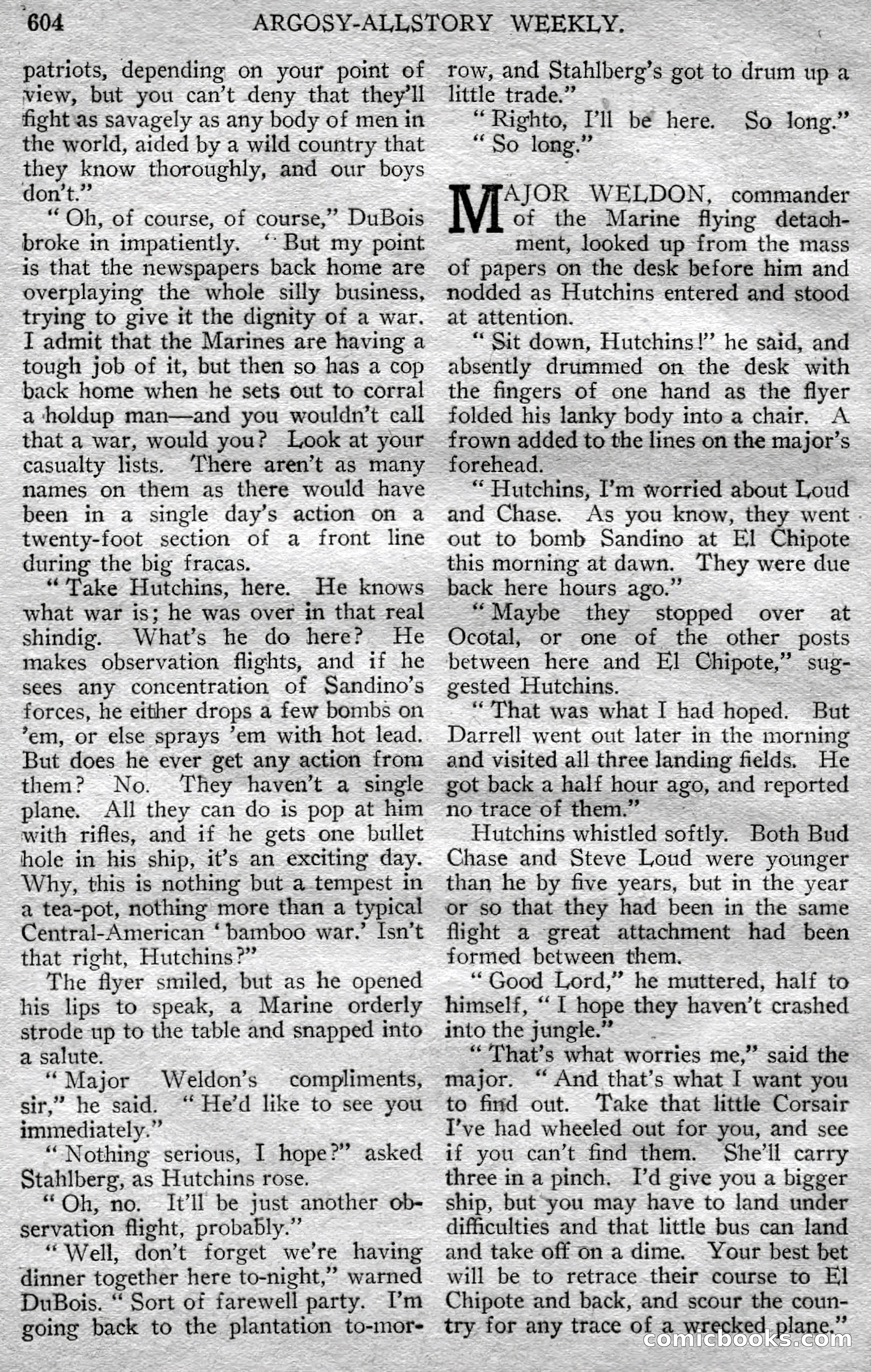 Argosy All-Story Weekly — page 30 of 148