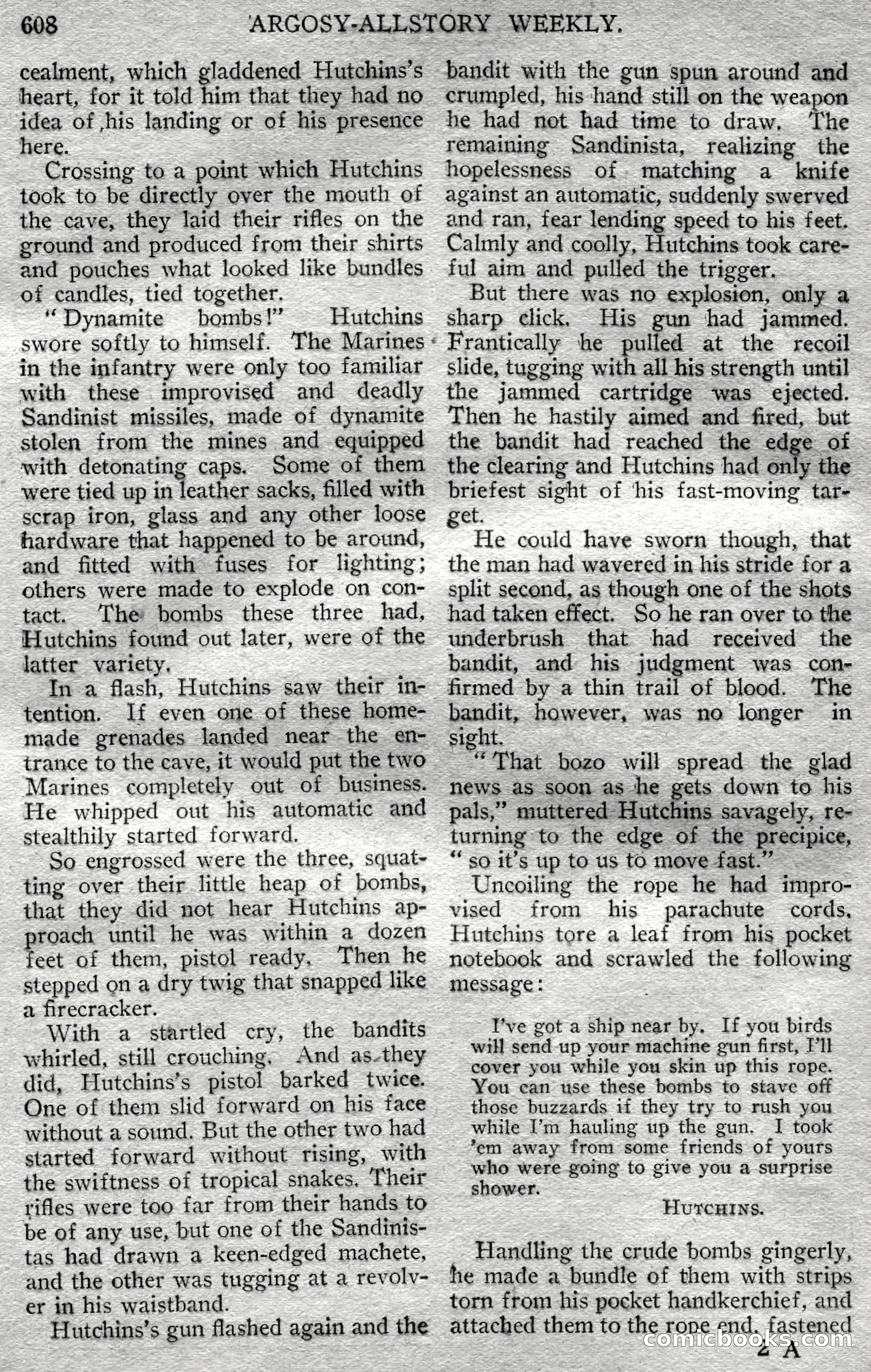 Argosy All-Story Weekly — page 34 of 148