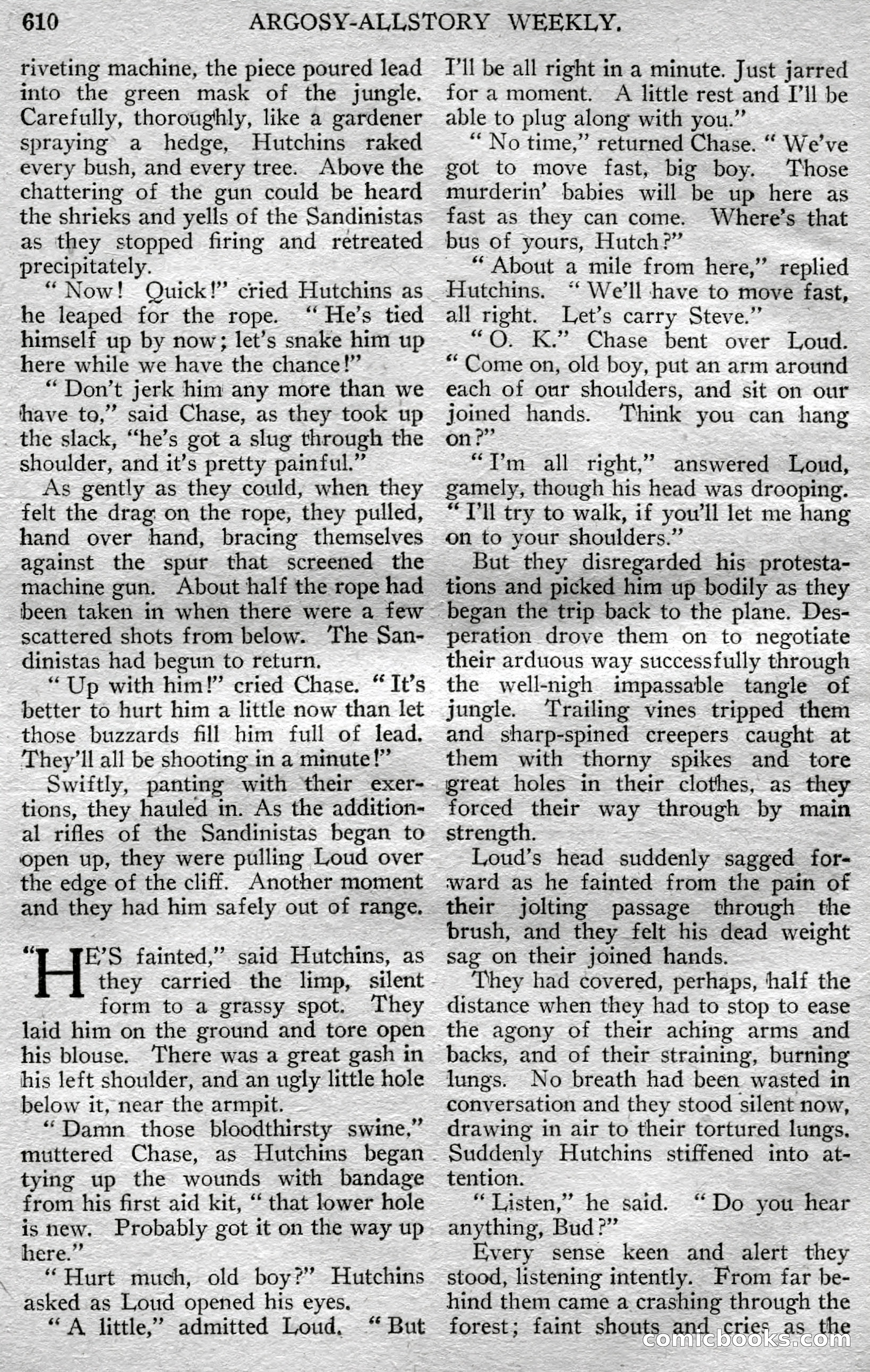Argosy All-Story Weekly — page 36 of 148