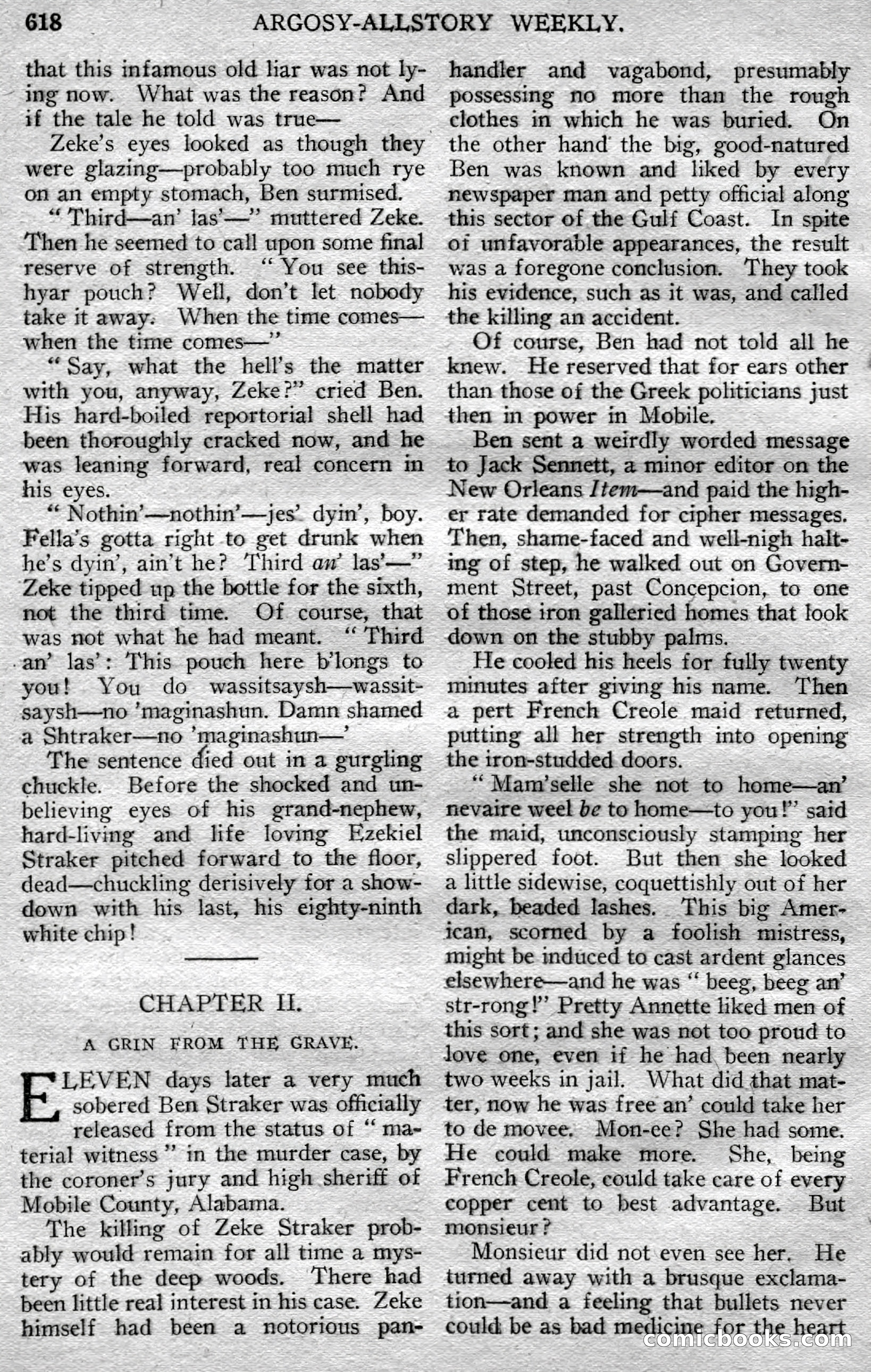 Argosy All-Story Weekly — page 44 of 148