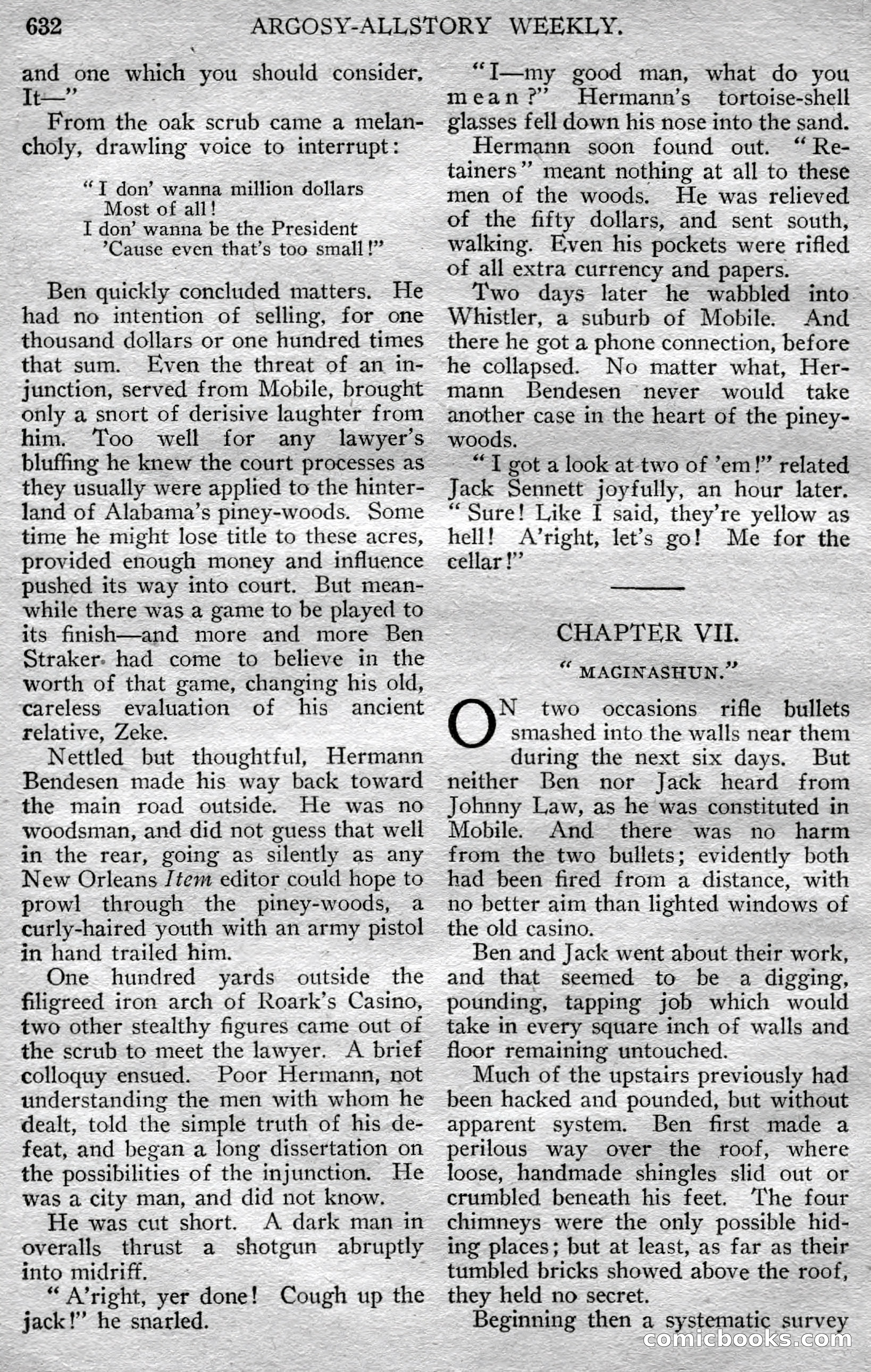 Argosy All-Story Weekly — page 58 of 148