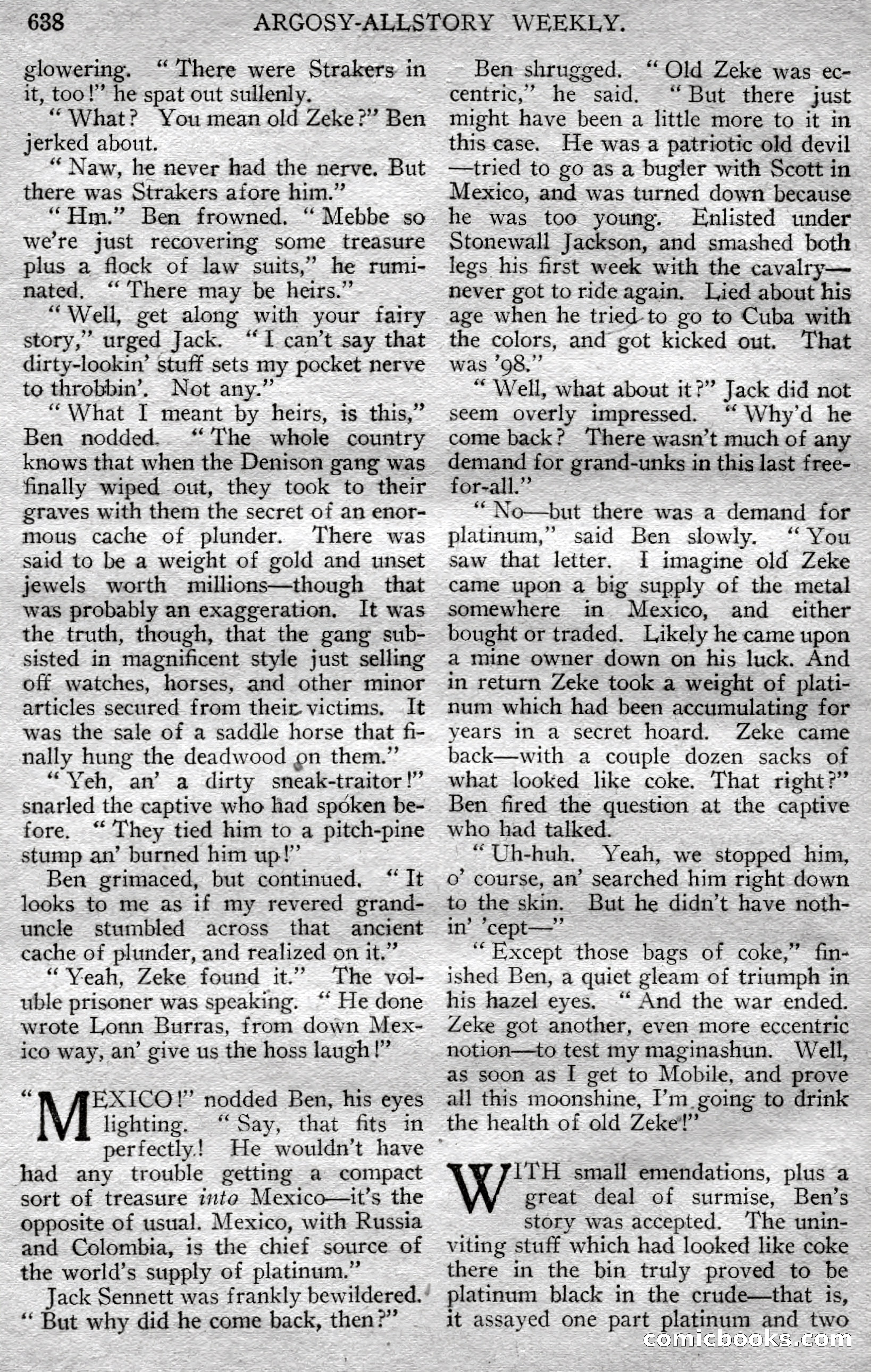 Argosy All-Story Weekly — page 64 of 148