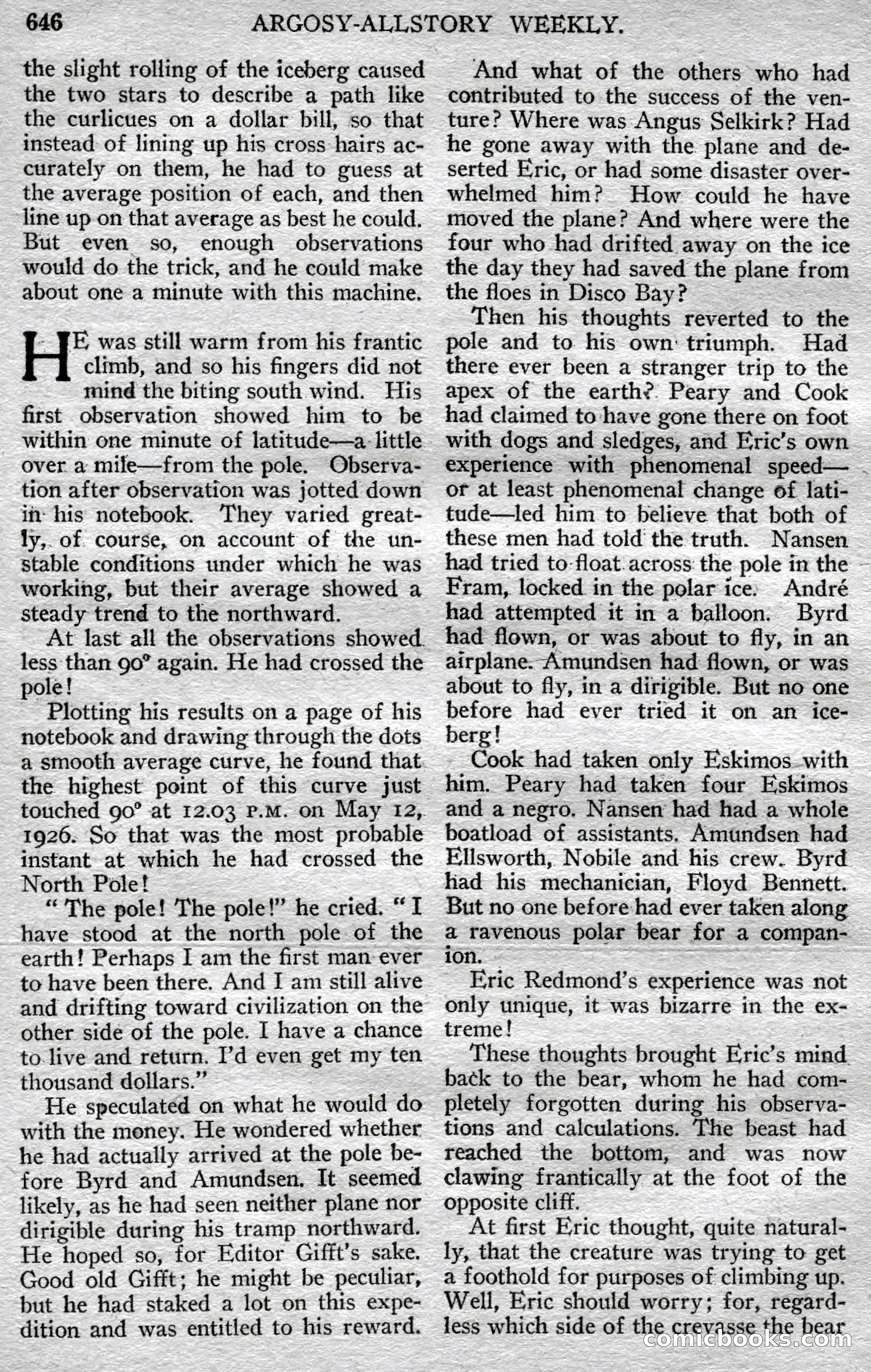 Argosy All-Story Weekly — page 72 of 148