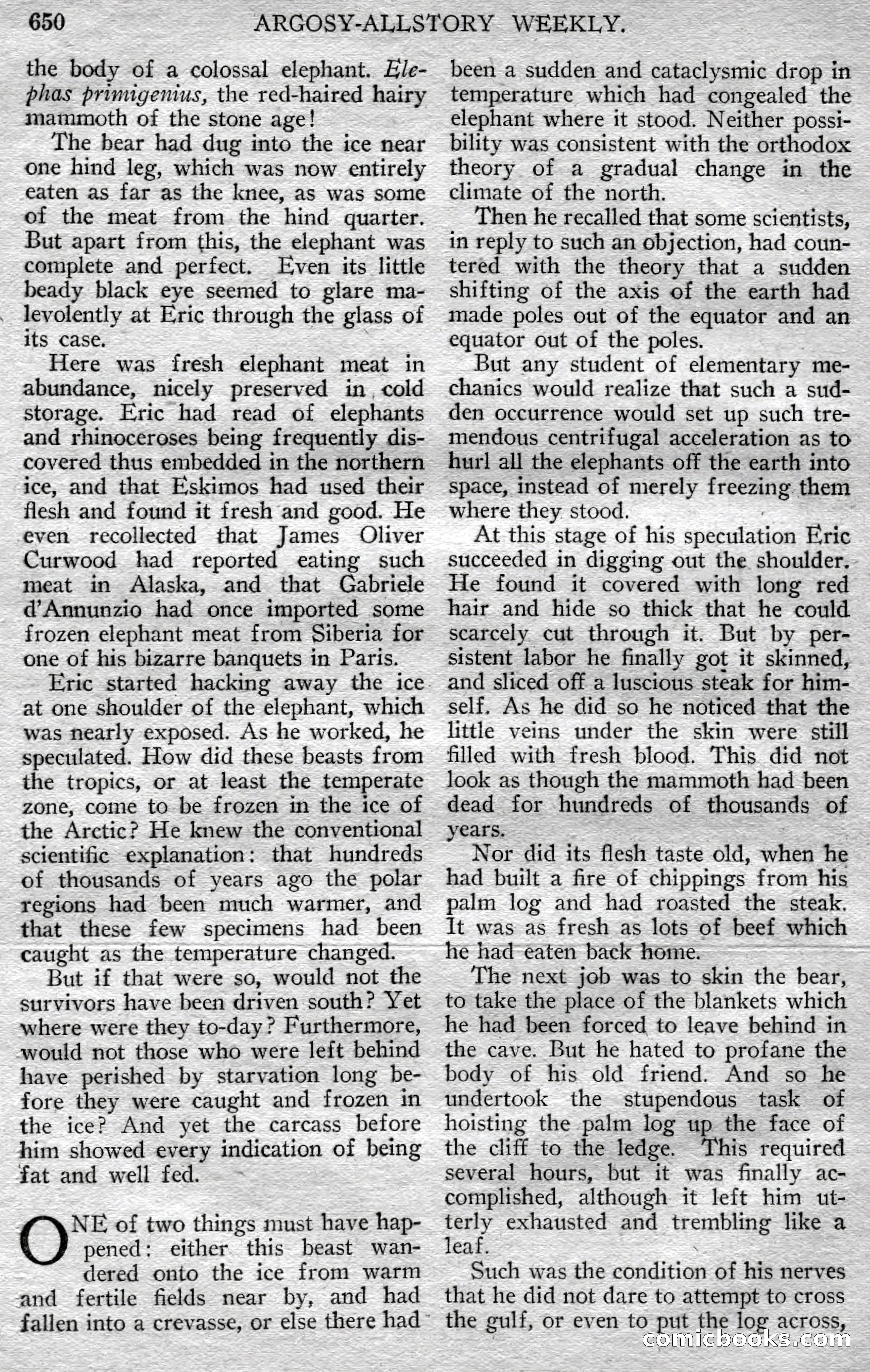 Argosy All-Story Weekly — page 76 of 148