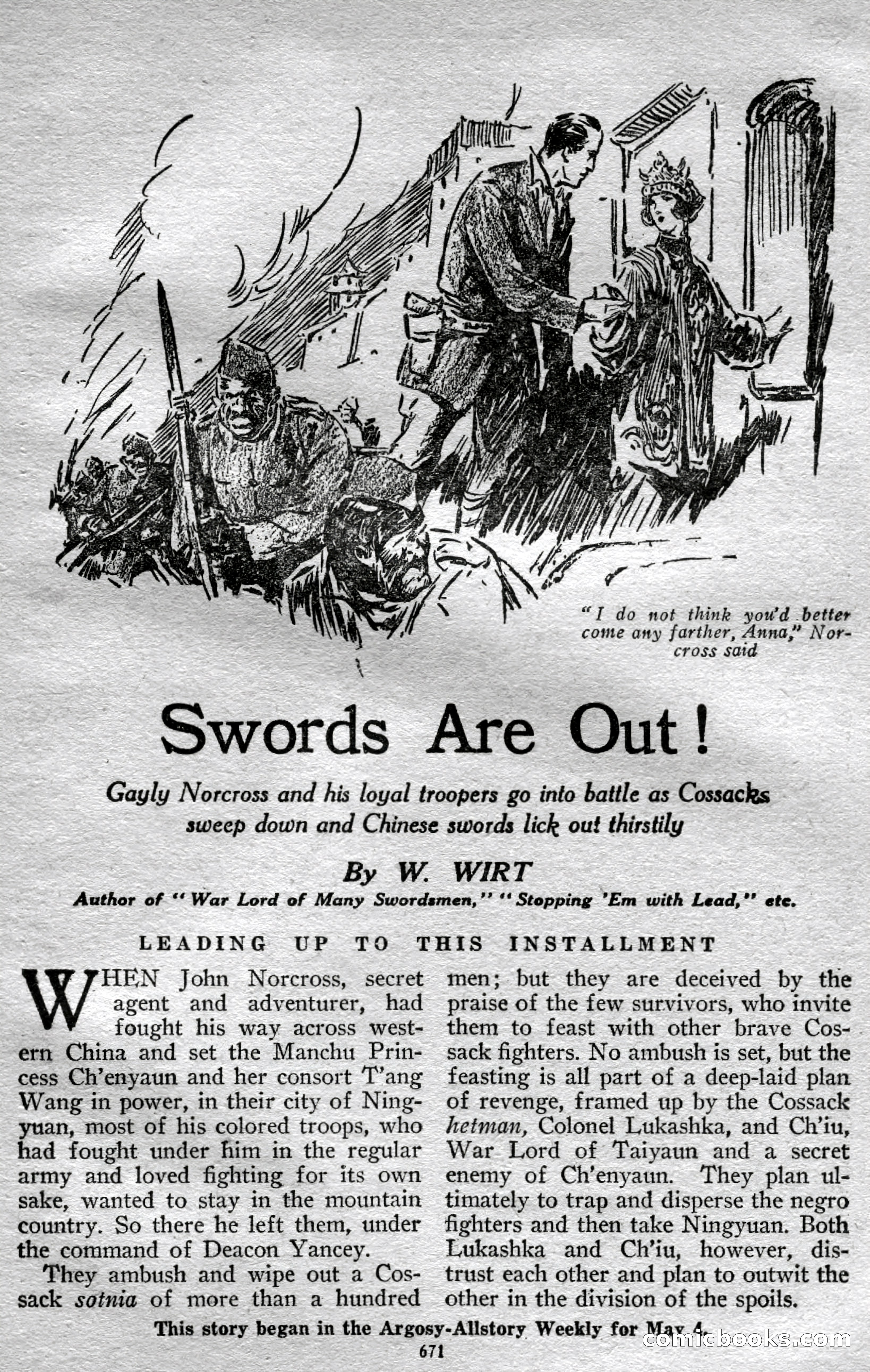 Argosy All-Story Weekly — page 97 of 148