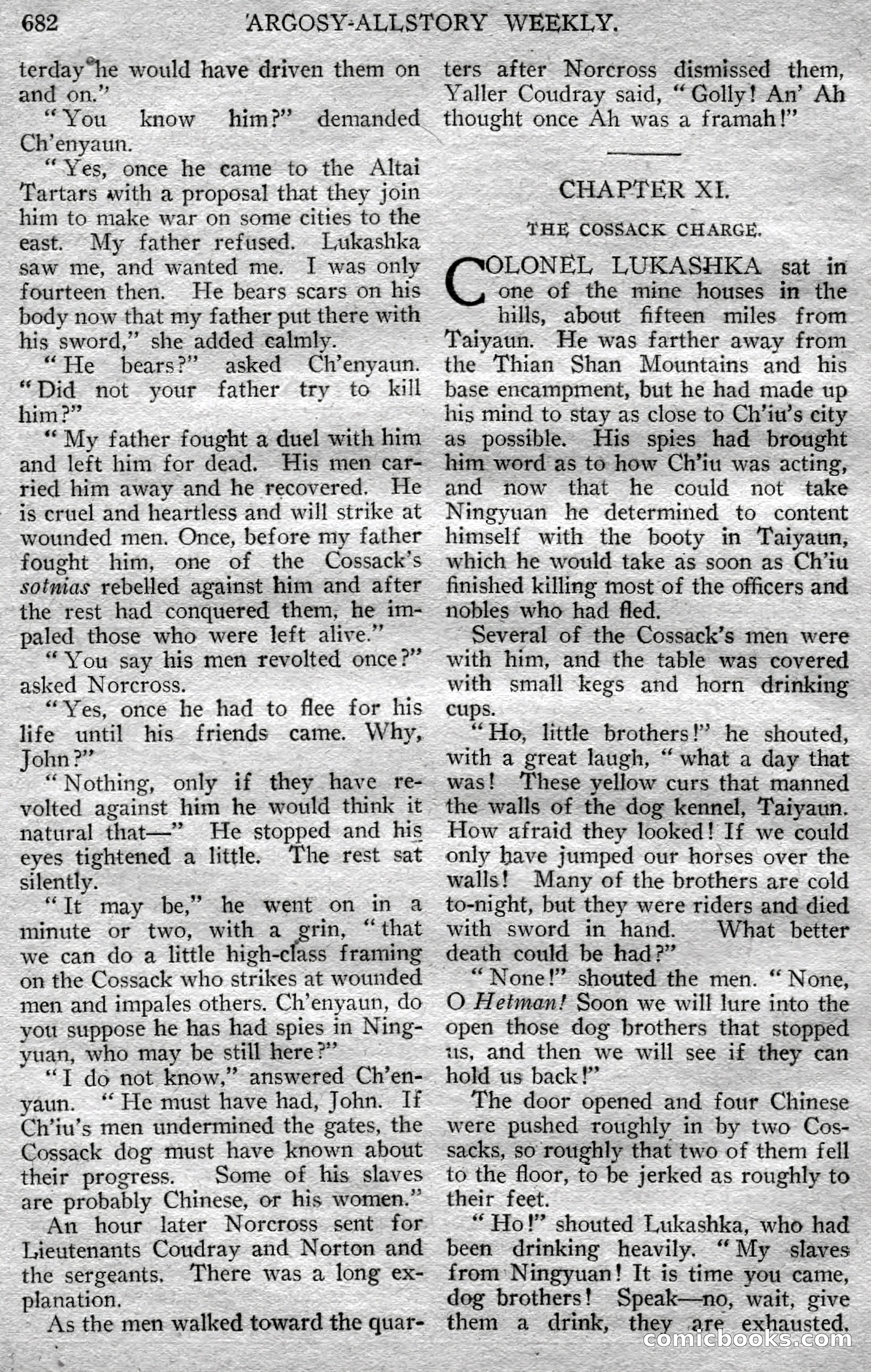 Argosy All-Story Weekly — page 108 of 148