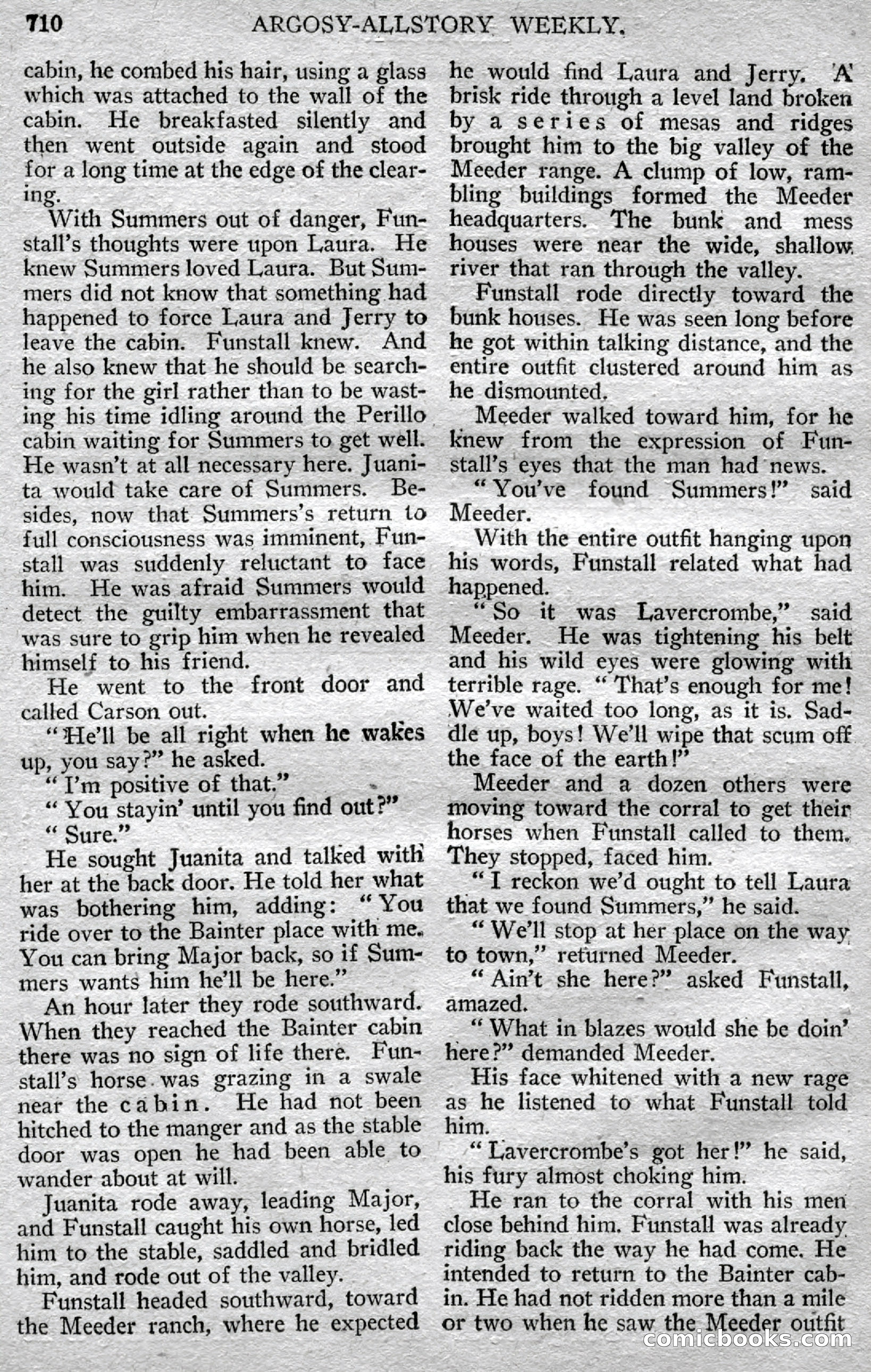 Argosy All-Story Weekly — page 136 of 148