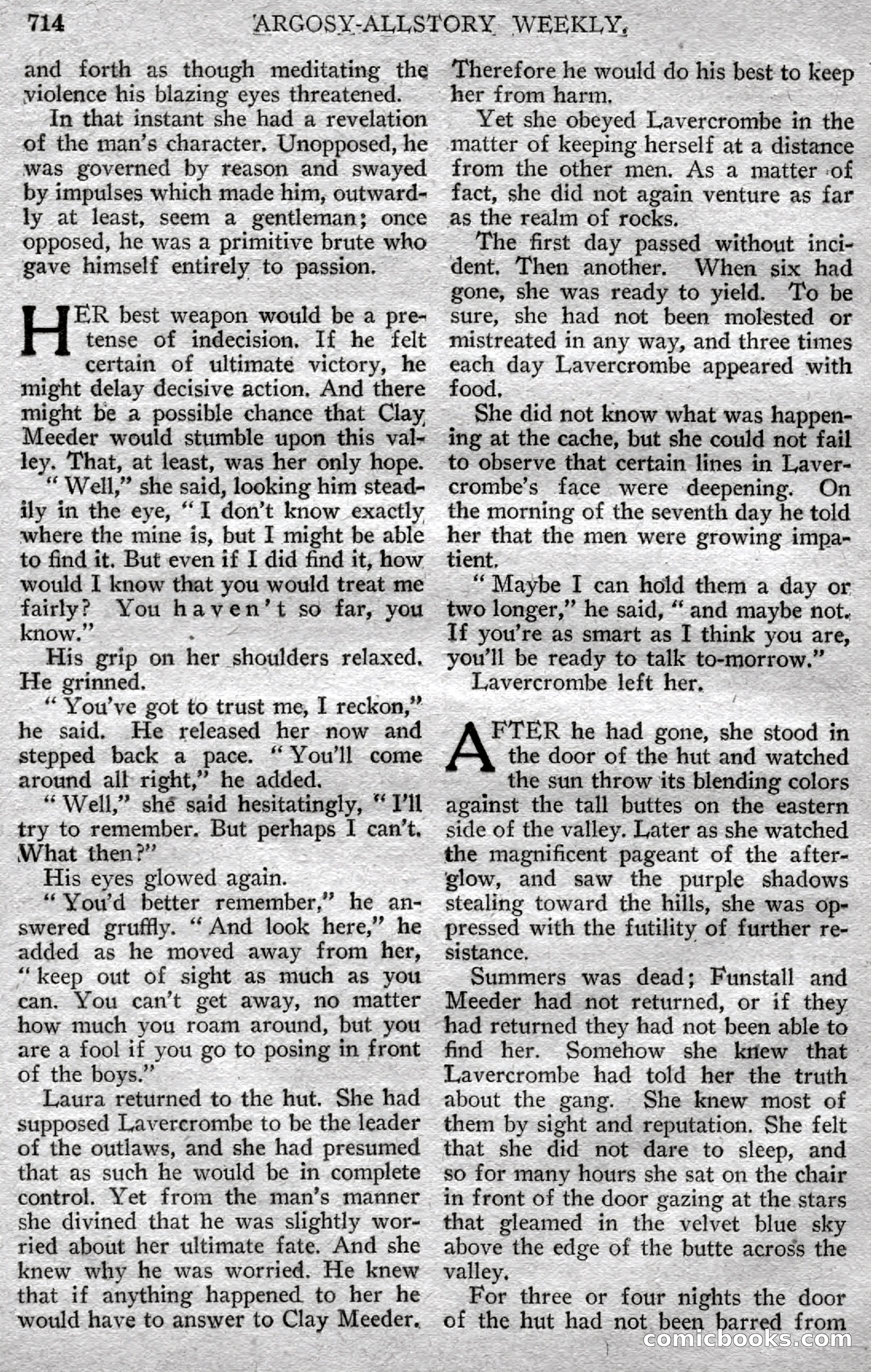 Argosy All-Story Weekly — page 140 of 148