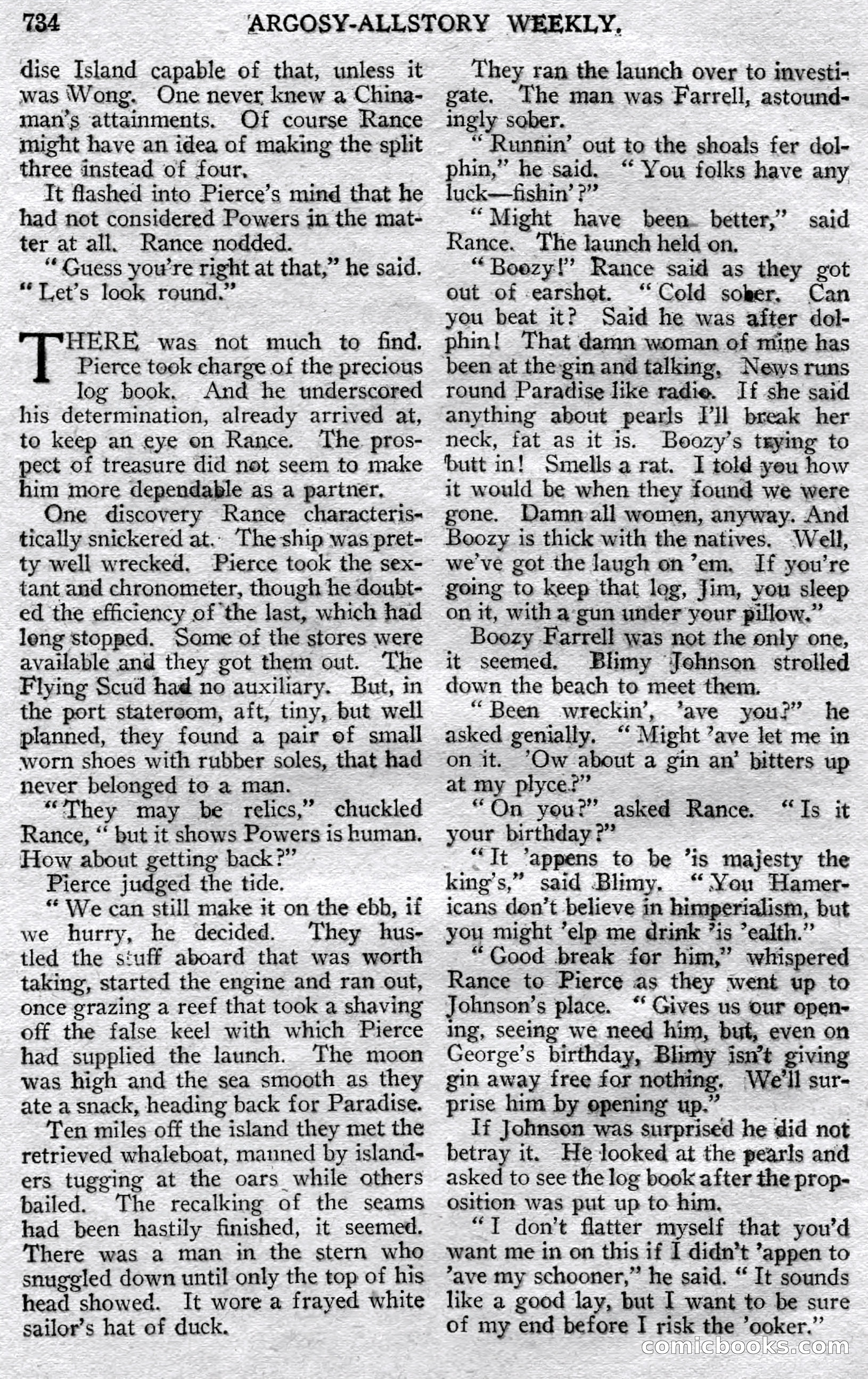 Argosy All-Story Weekly, May 25, 1929 — page 16 of 148