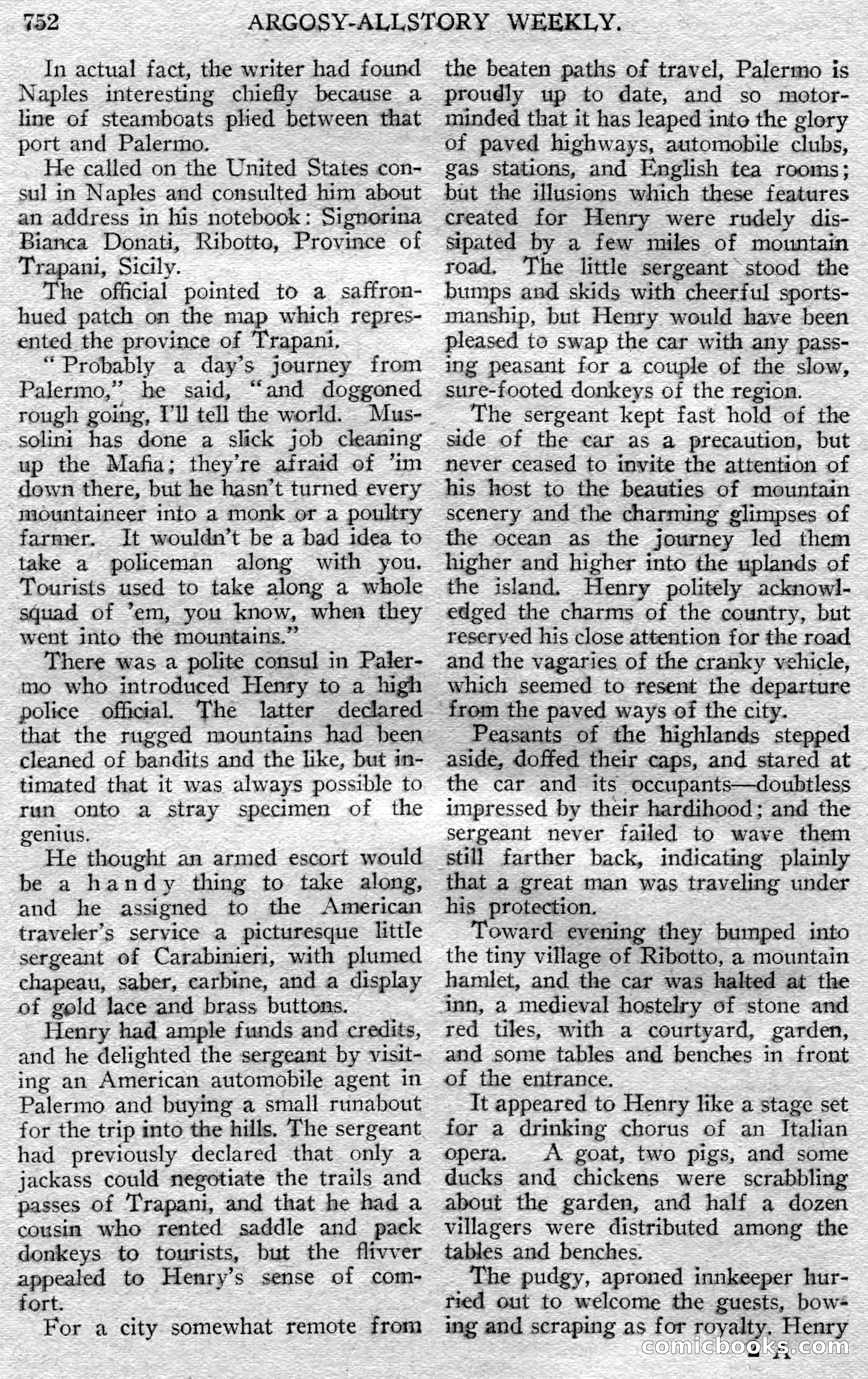 Argosy All-Story Weekly, May 25, 1929 — page 34 of 148