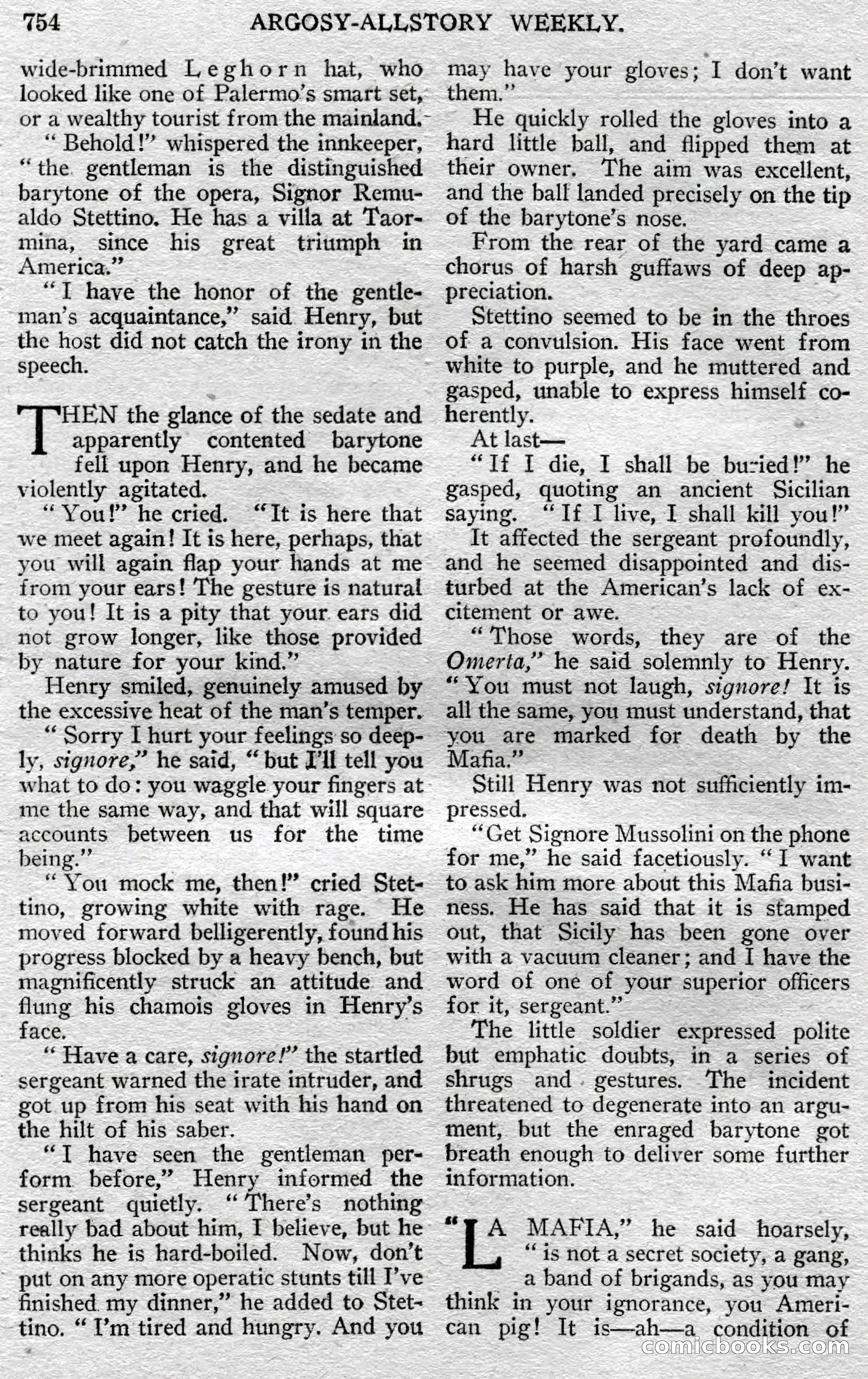 Argosy All-Story Weekly, May 25, 1929 — page 36 of 148