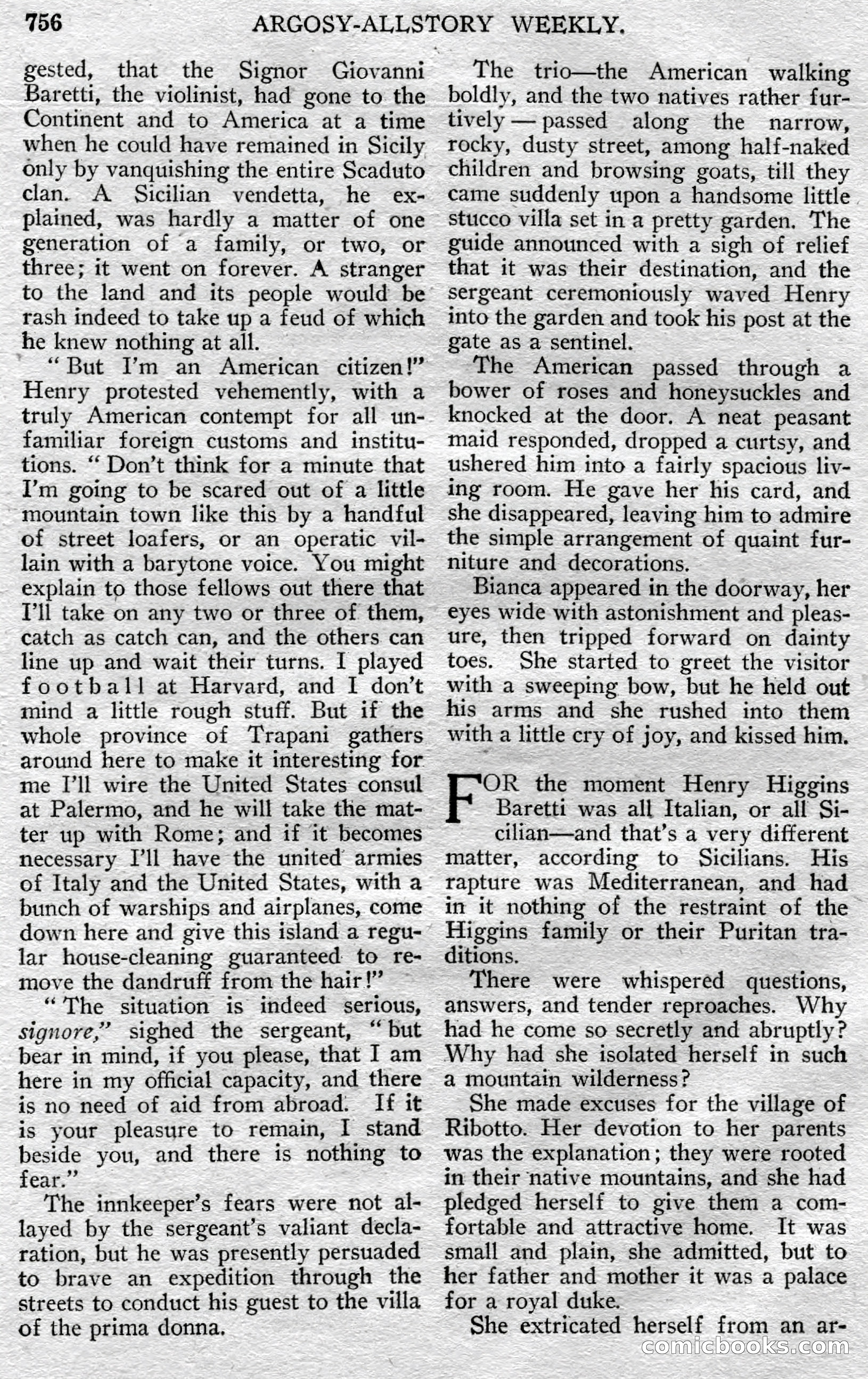 Argosy All-Story Weekly, May 25, 1929 — page 38 of 148