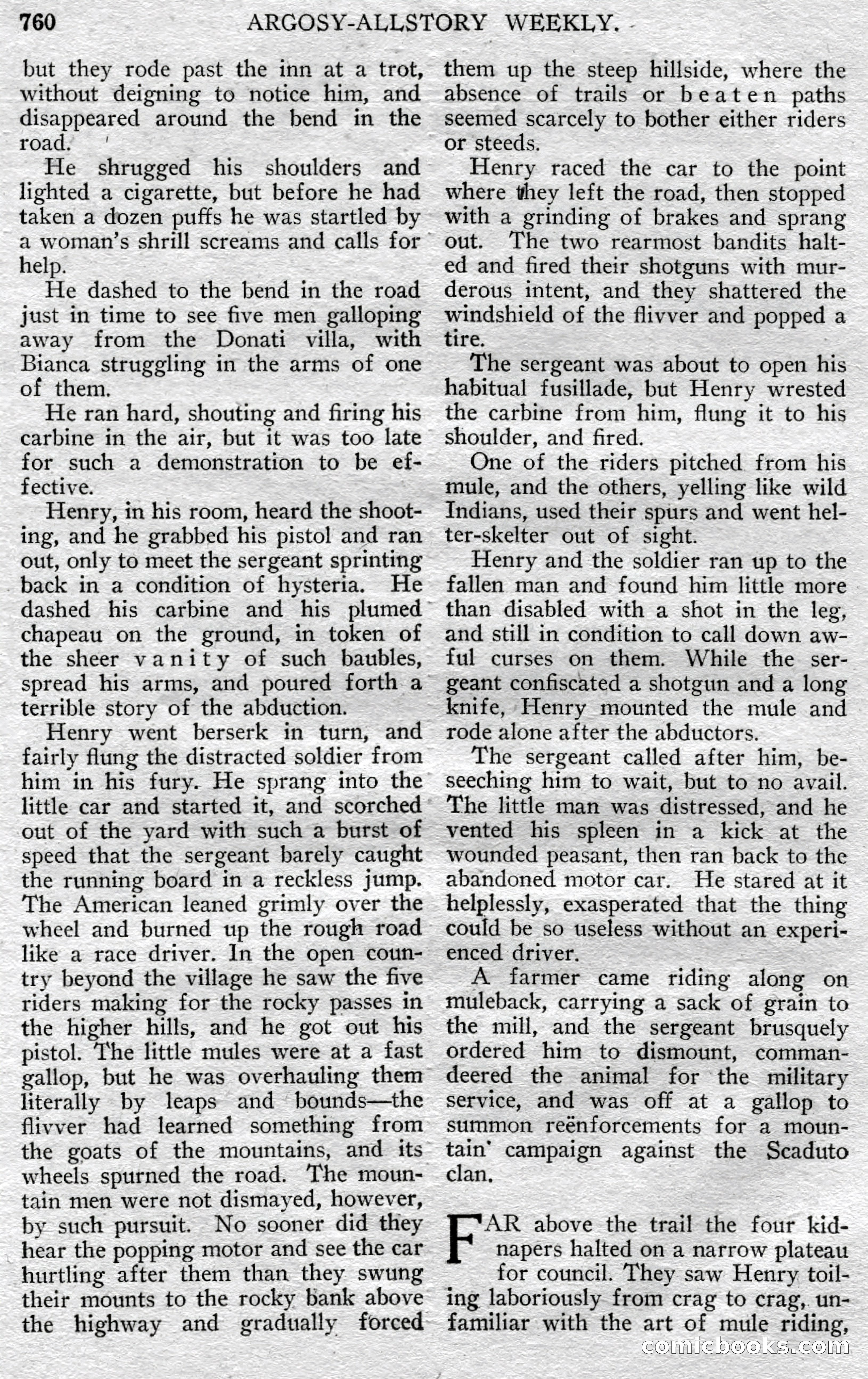 Argosy All-Story Weekly, May 25, 1929 — page 42 of 148