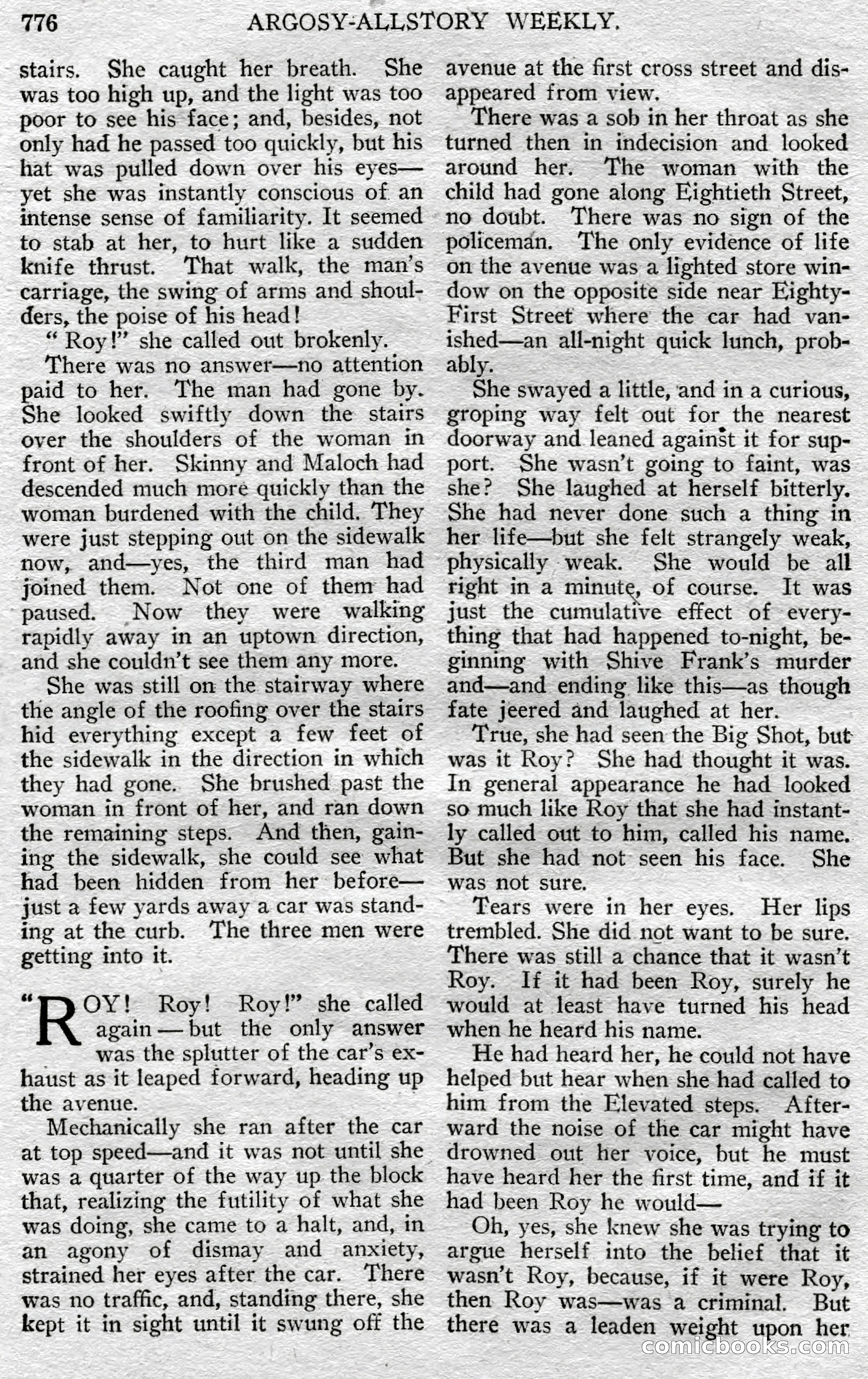 Argosy All-Story Weekly, May 25, 1929 — page 58 of 148