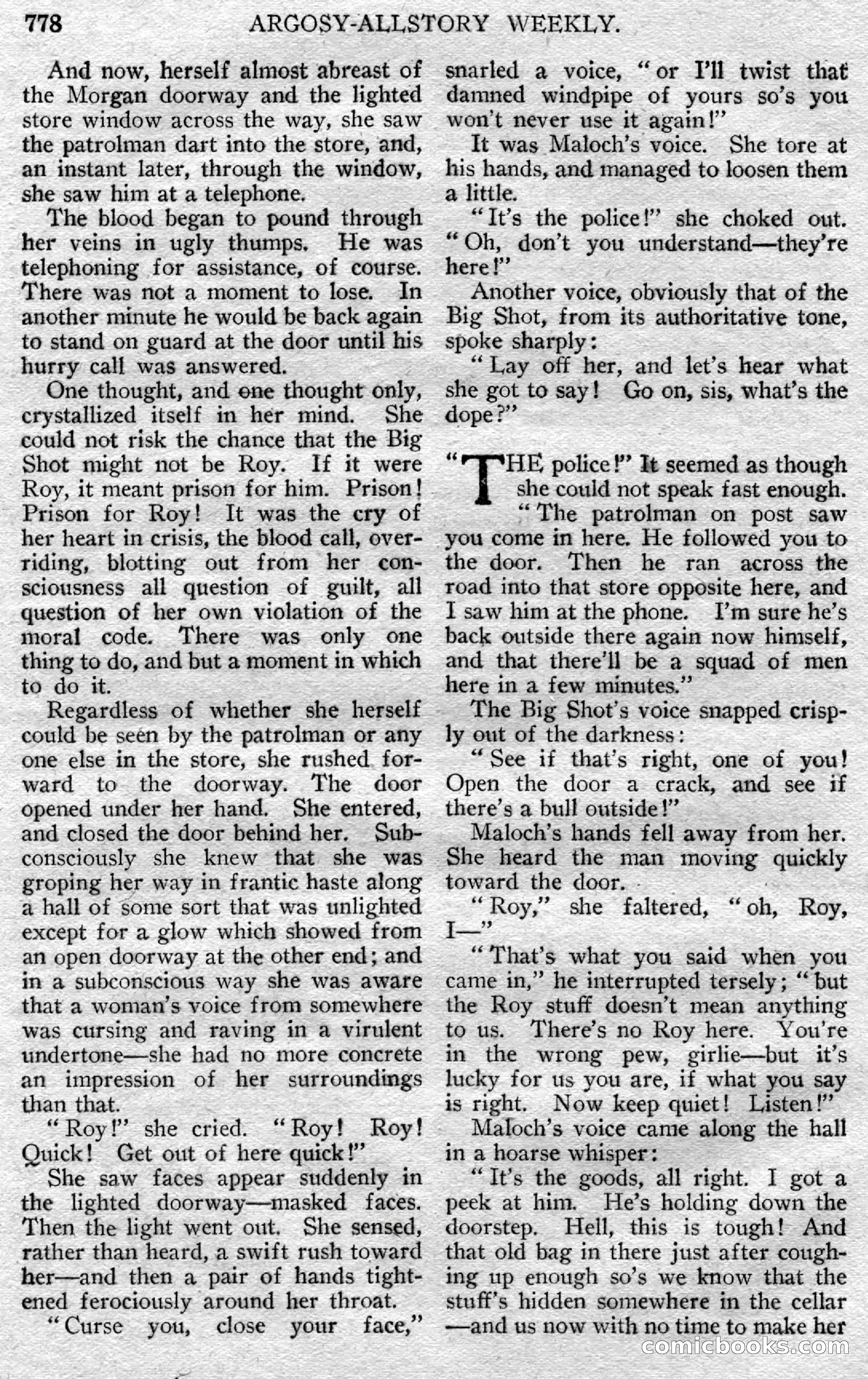 Argosy All-Story Weekly, May 25, 1929 — page 60 of 148