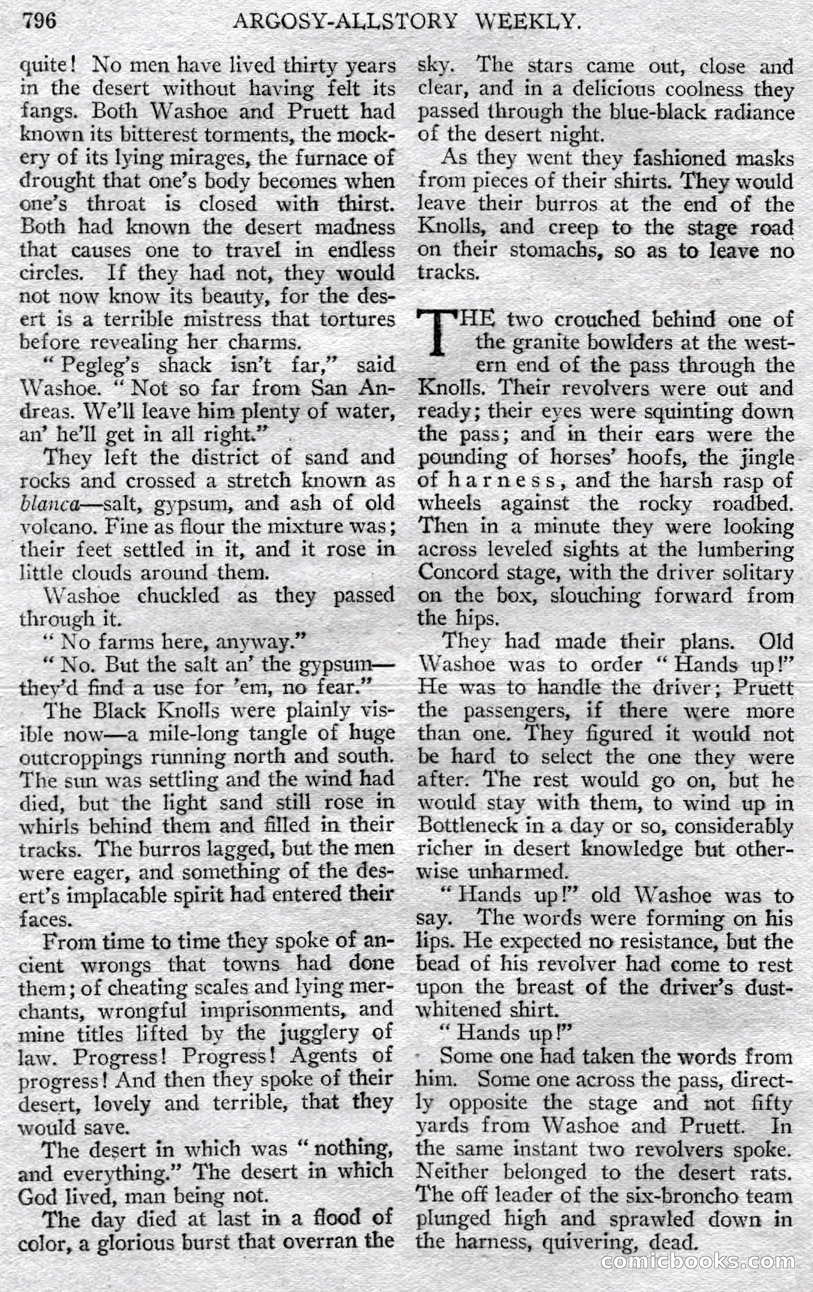Argosy All-Story Weekly, May 25, 1929 — page 78 of 148